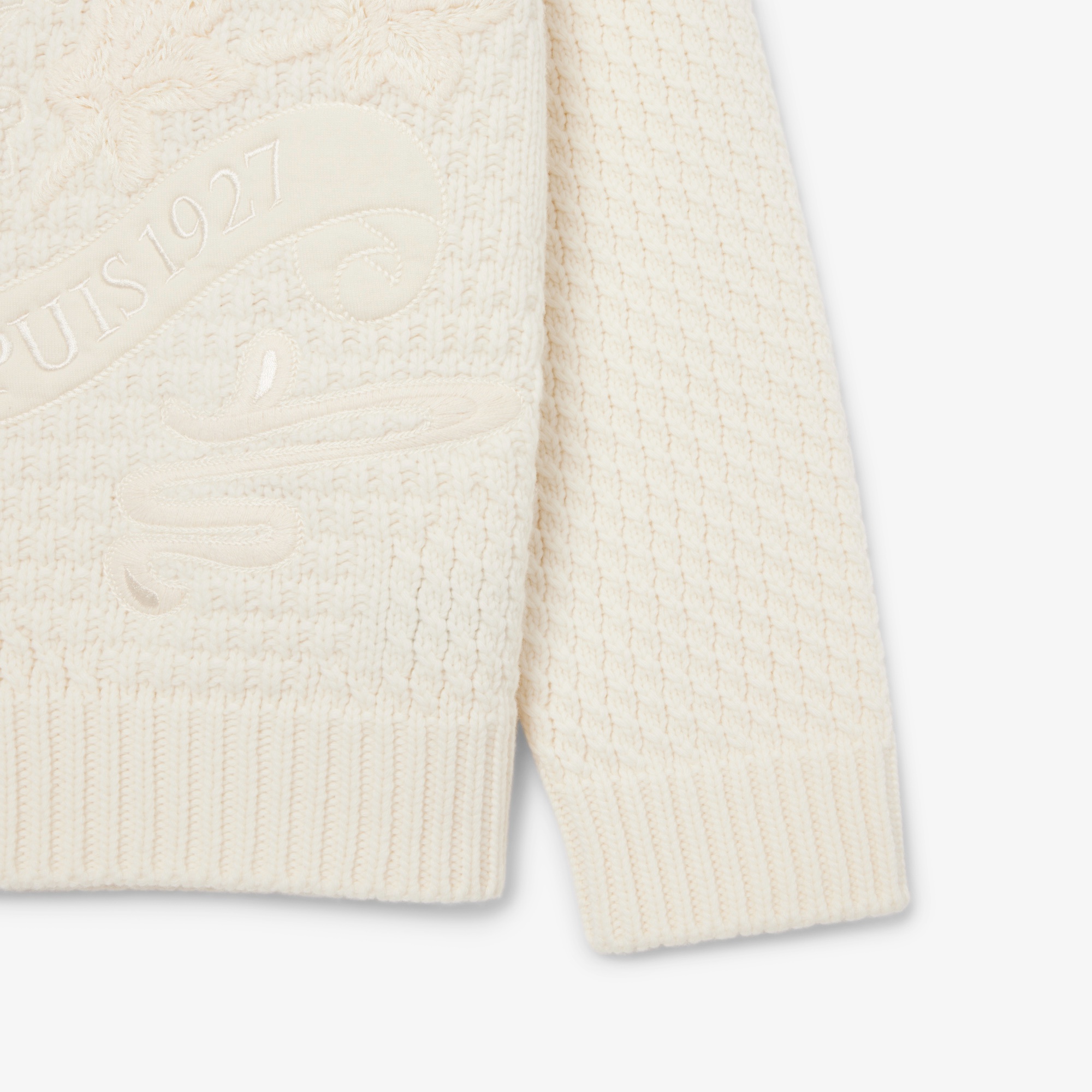 『FW25 Fashion Show』グラフィックワッペンウールニットセーター