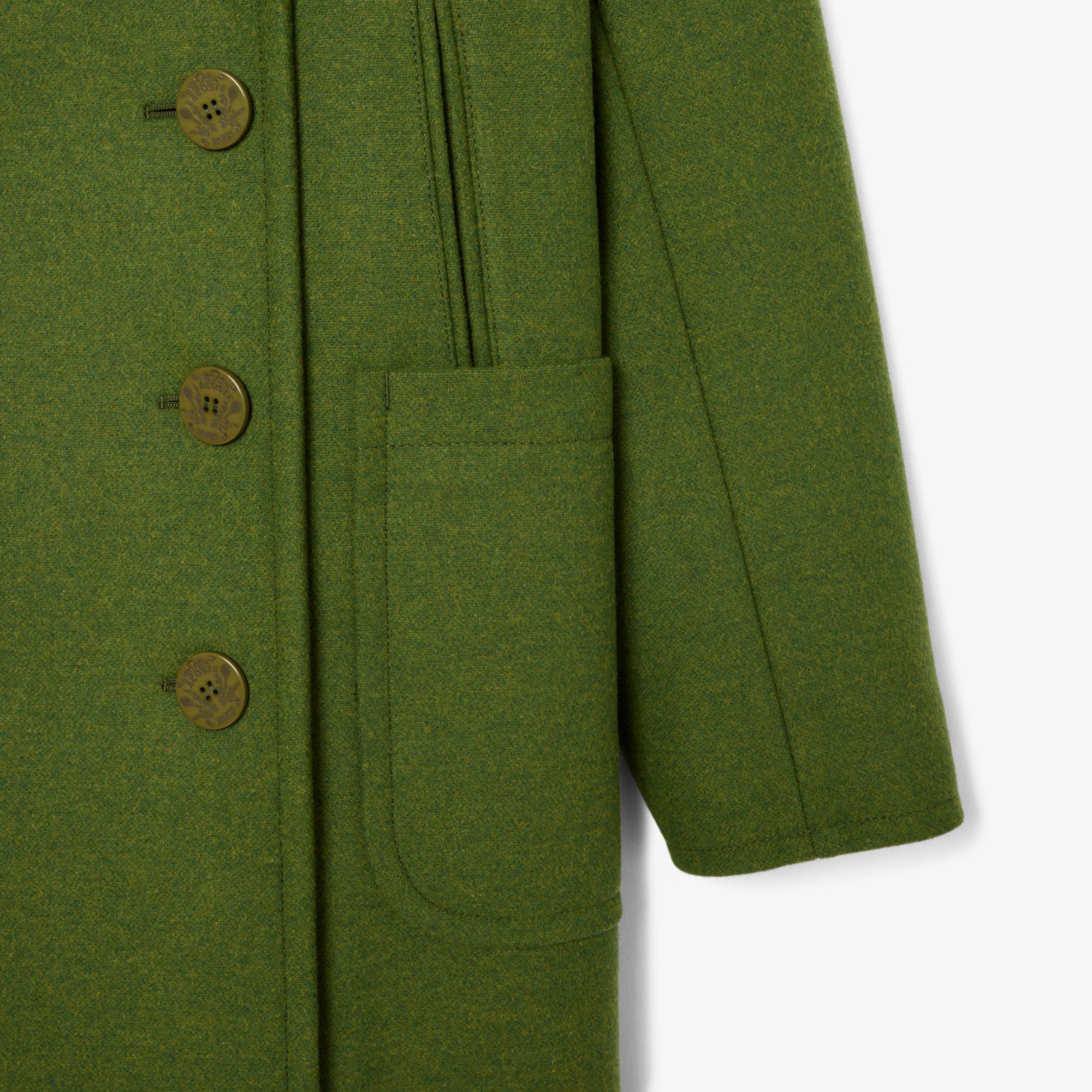 『FW25 Fashion Show』スラブウールロングピーコート