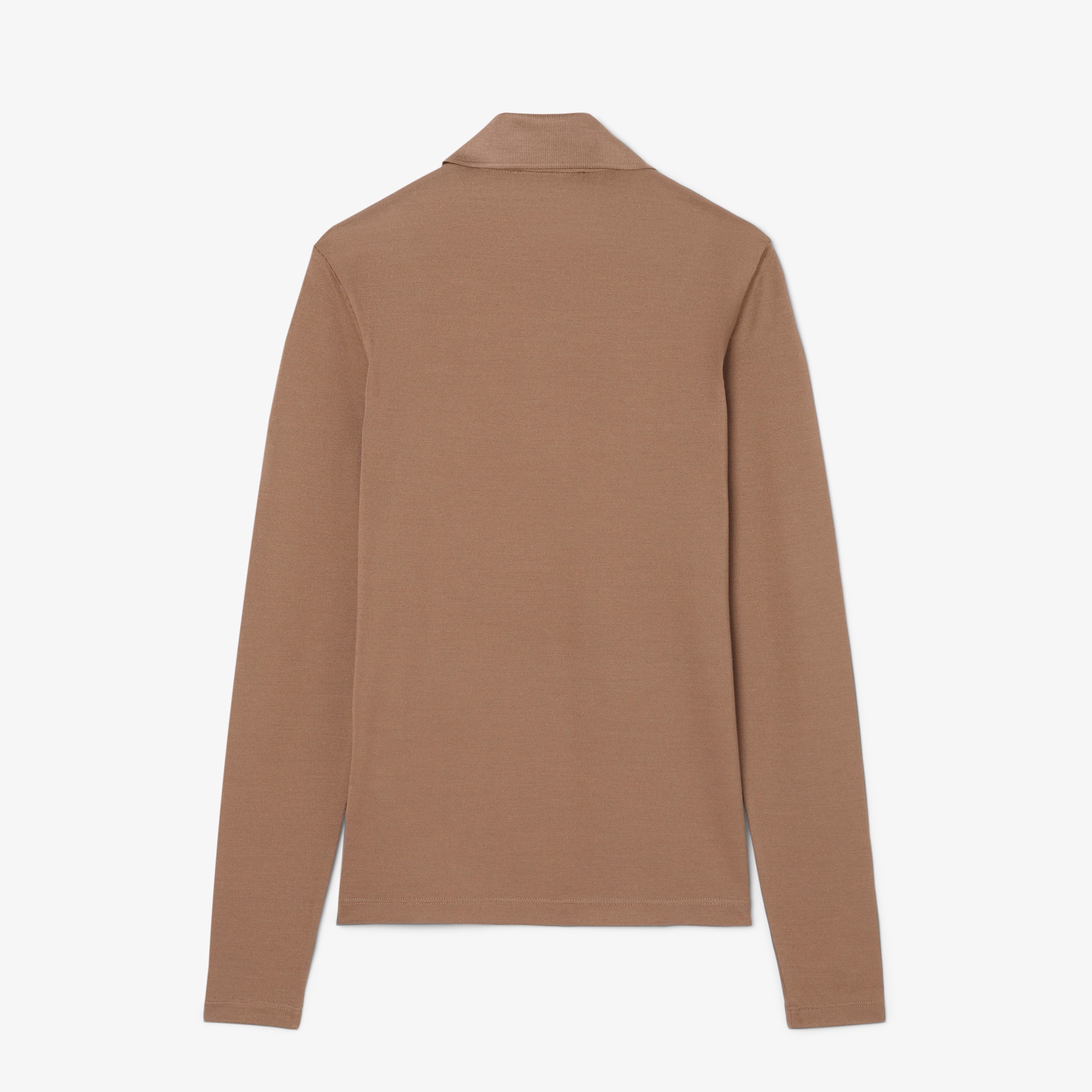 『FW25 Fashion Show』スリムフィットシルクロングスリーブポロシャツ