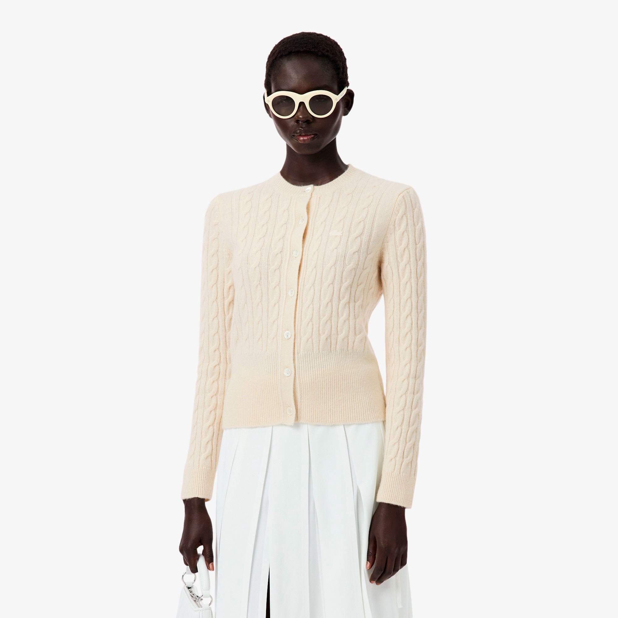 『FW25 Fashion Show』カシミアケーブルニットカーディガン