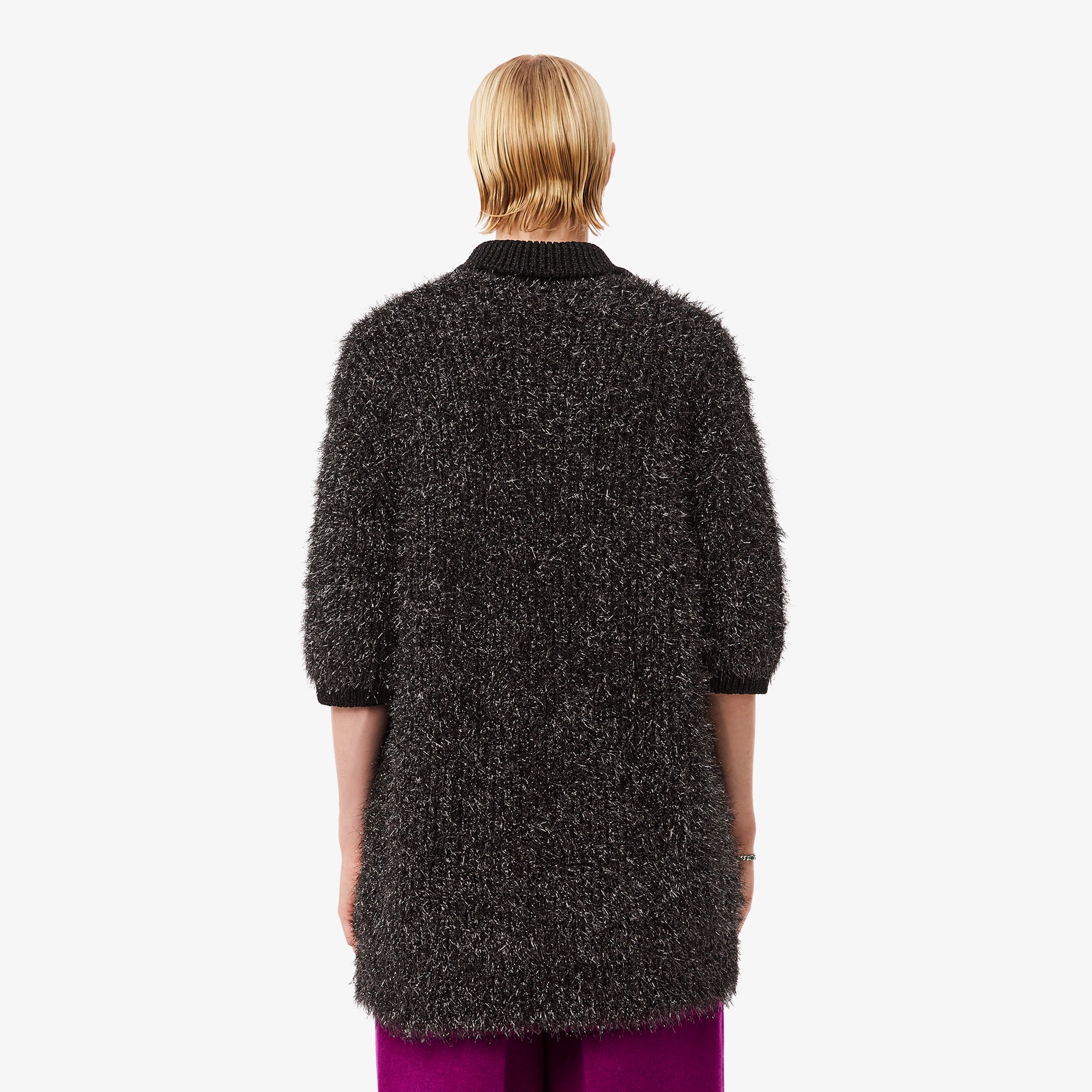 『FW25 Fashion Show』ルレックスニットポロカラーセーター