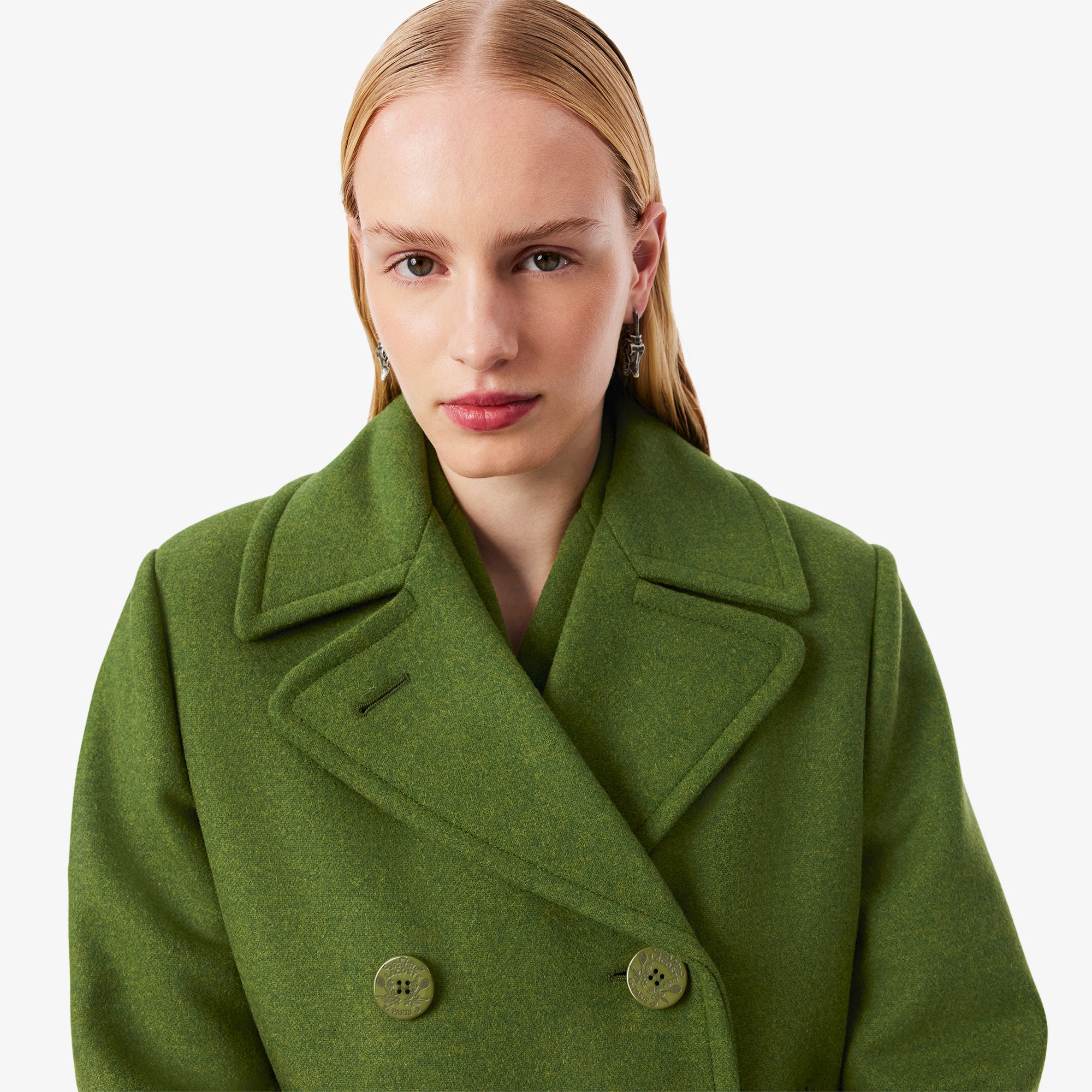 『FW25 Fashion Show』スラブウールロングピーコート