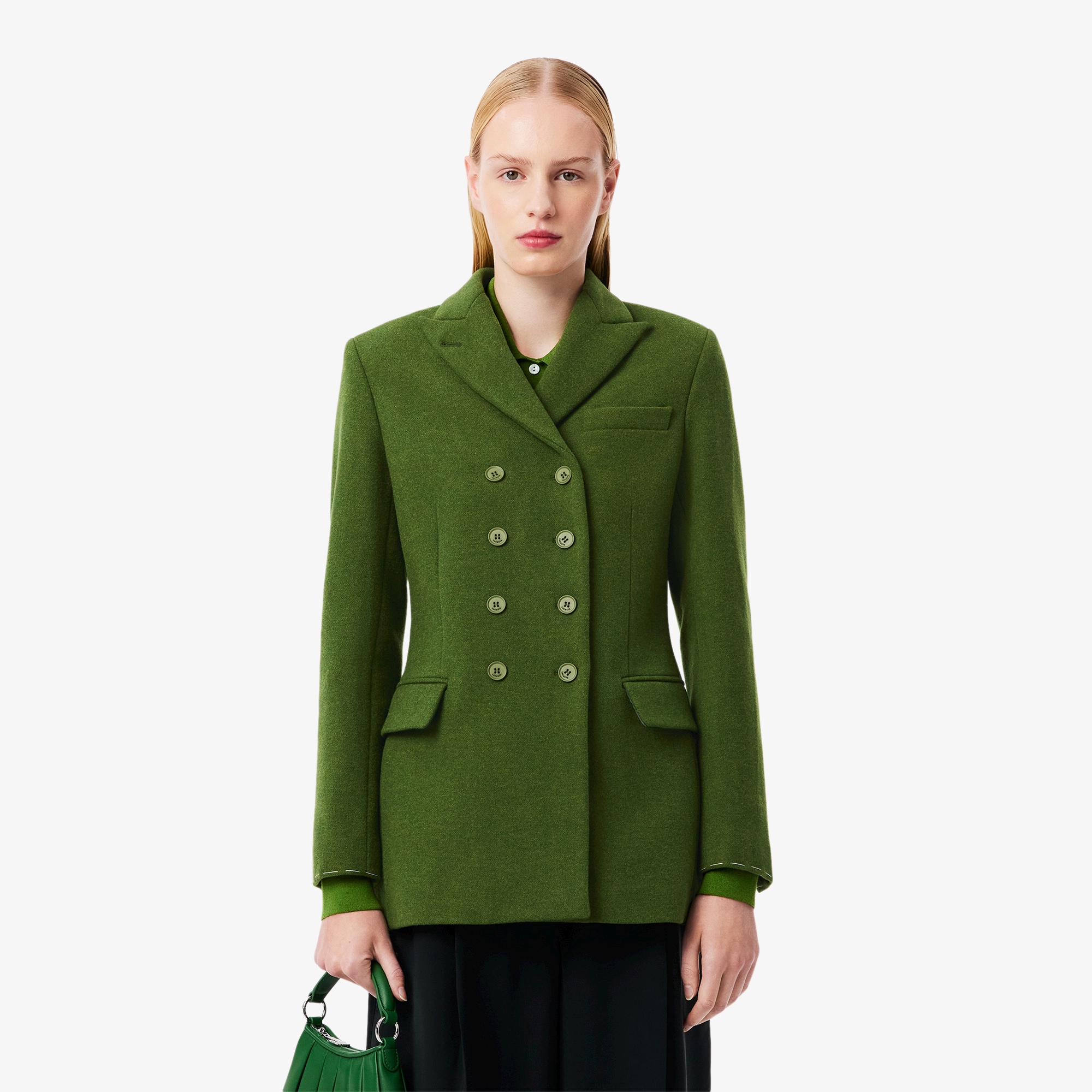 『FW25 Fashion Show』スラブウール ダブルブレスト ブレザー