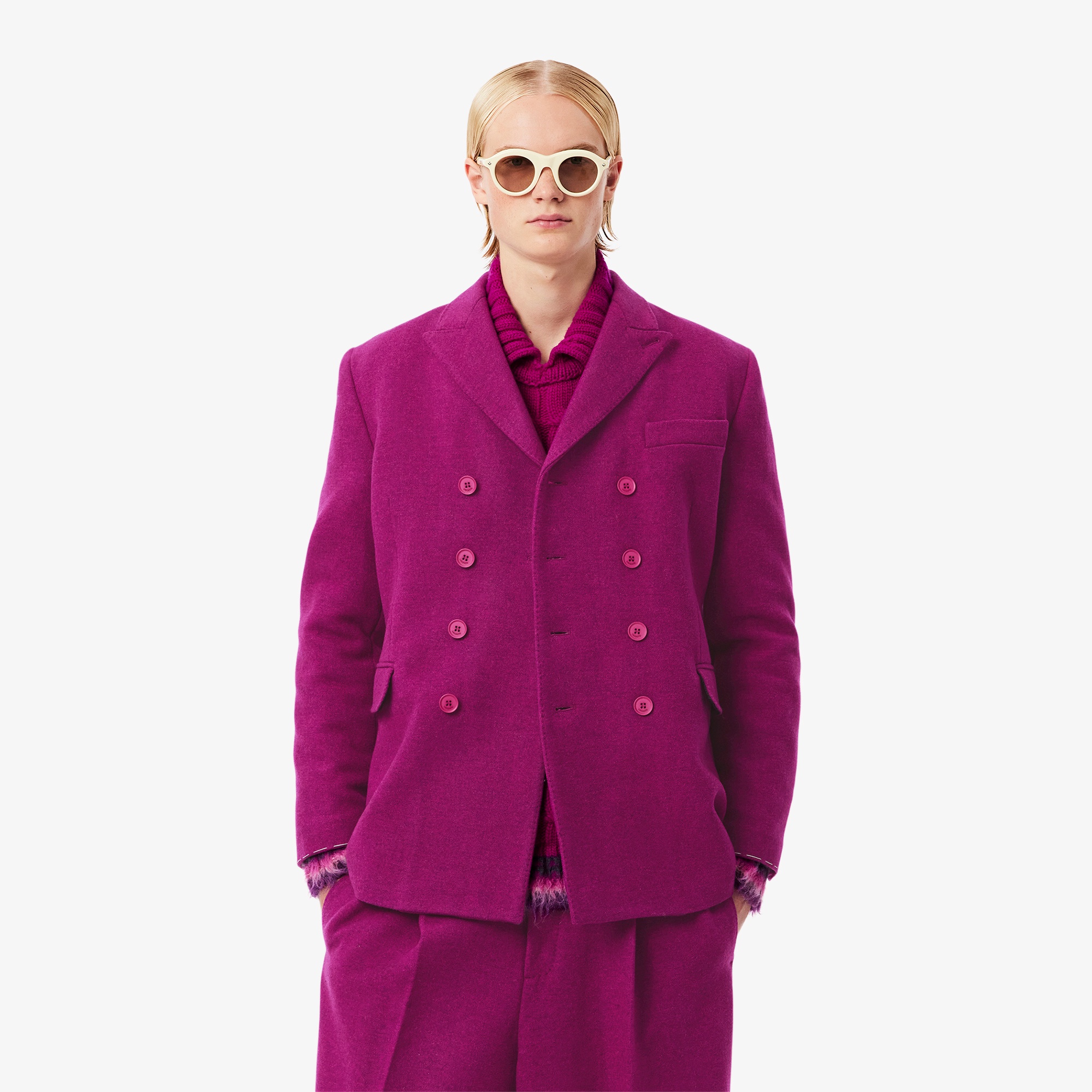 『FW25 Fashion Show』マーブルウールダブルブレストジャケット