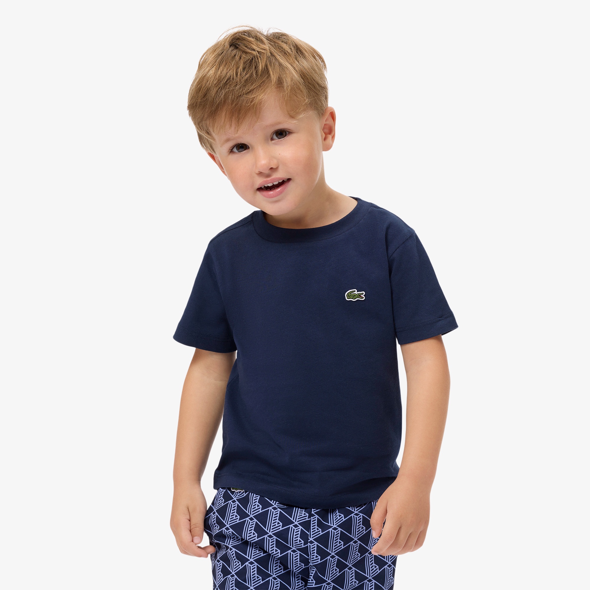 JUNIOR ベーシックワニロゴパッチTシャツ