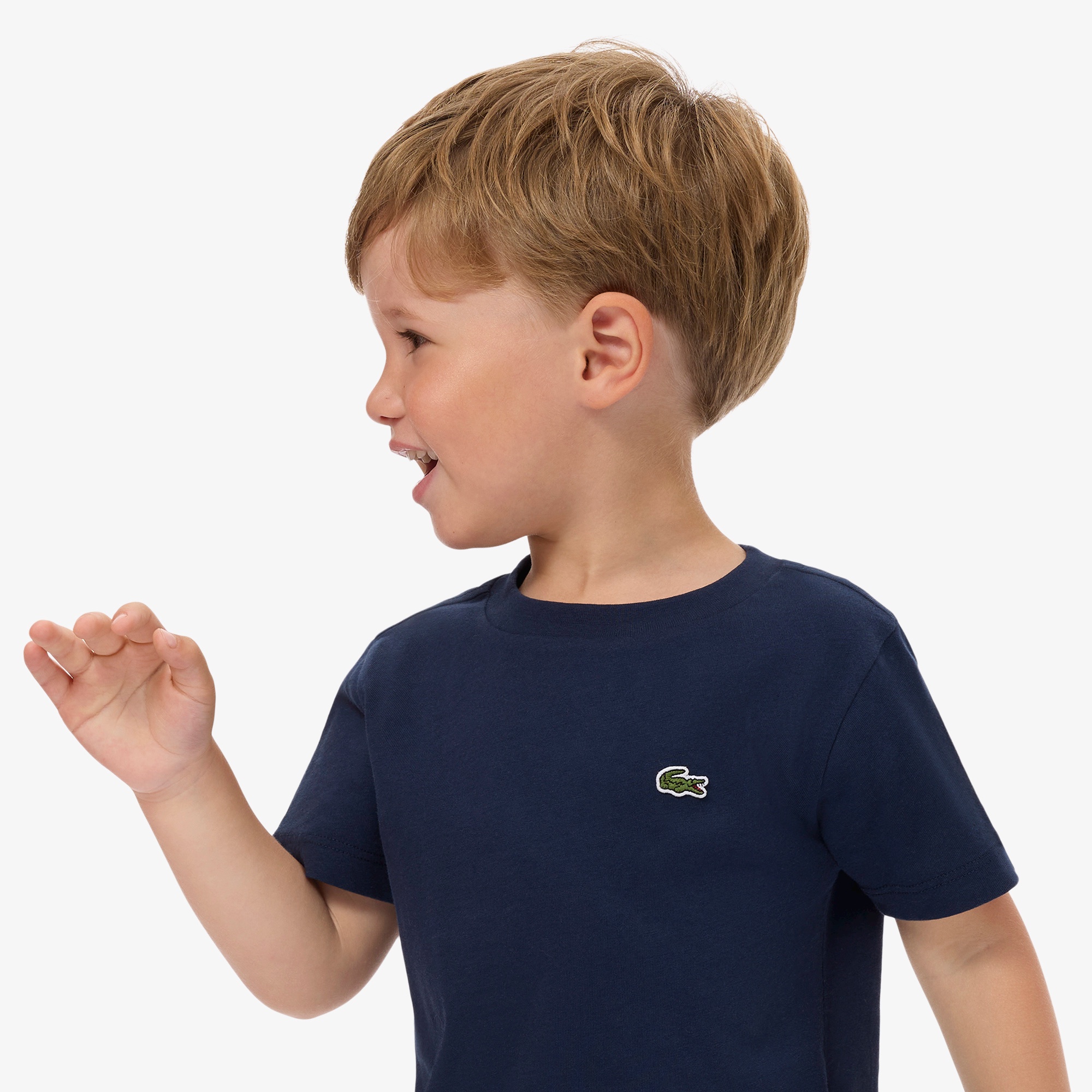 JUNIOR ベーシックワニロゴパッチTシャツ