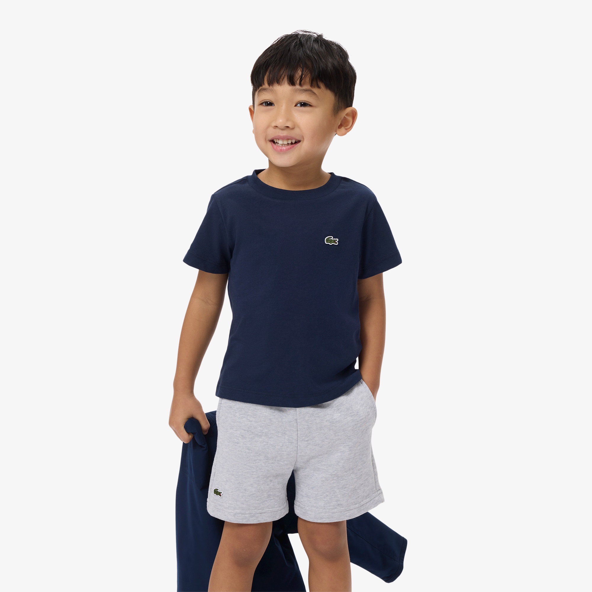 JUNIOR ベーシックワニロゴパッチTシャツ