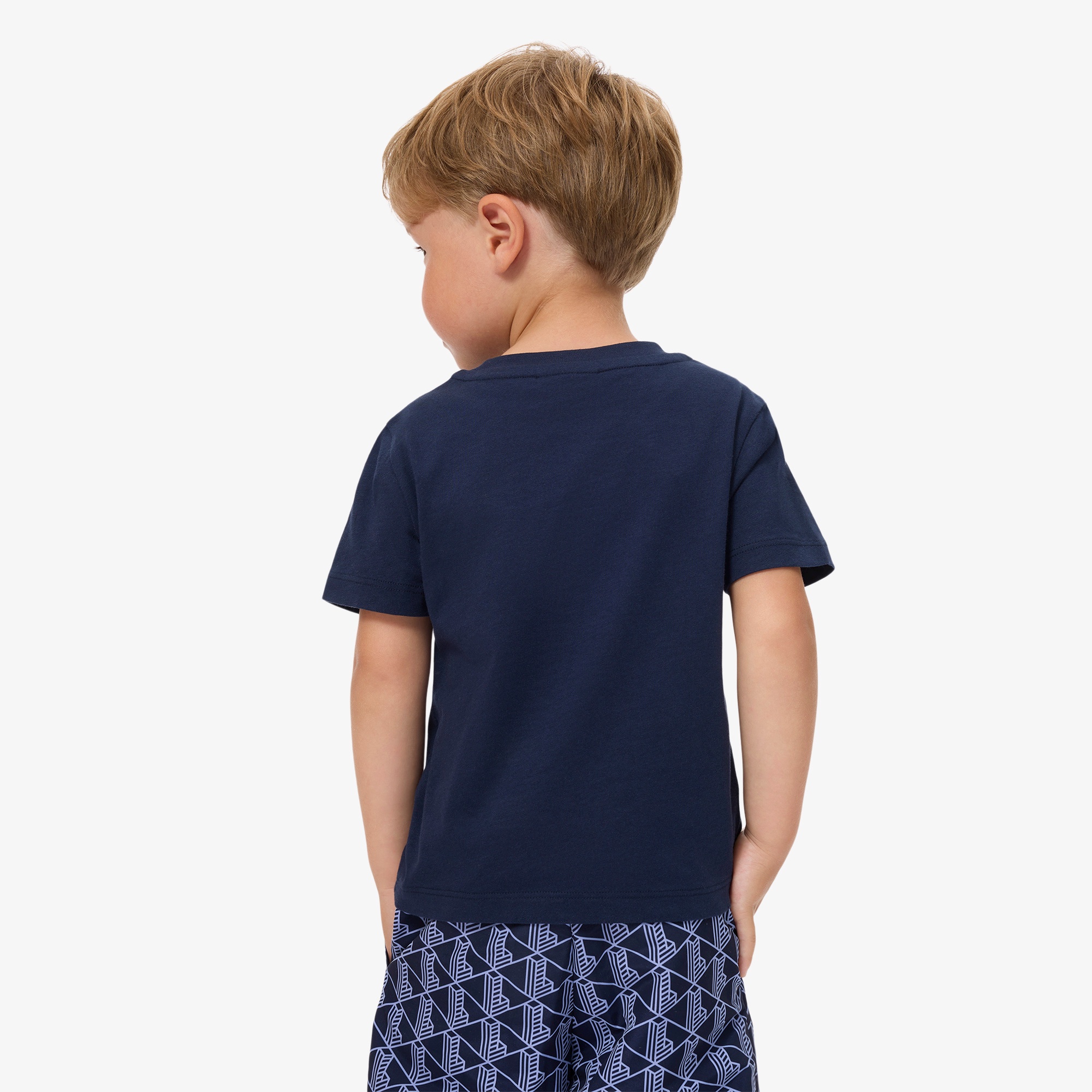 JUNIOR ベーシックワニロゴパッチTシャツ