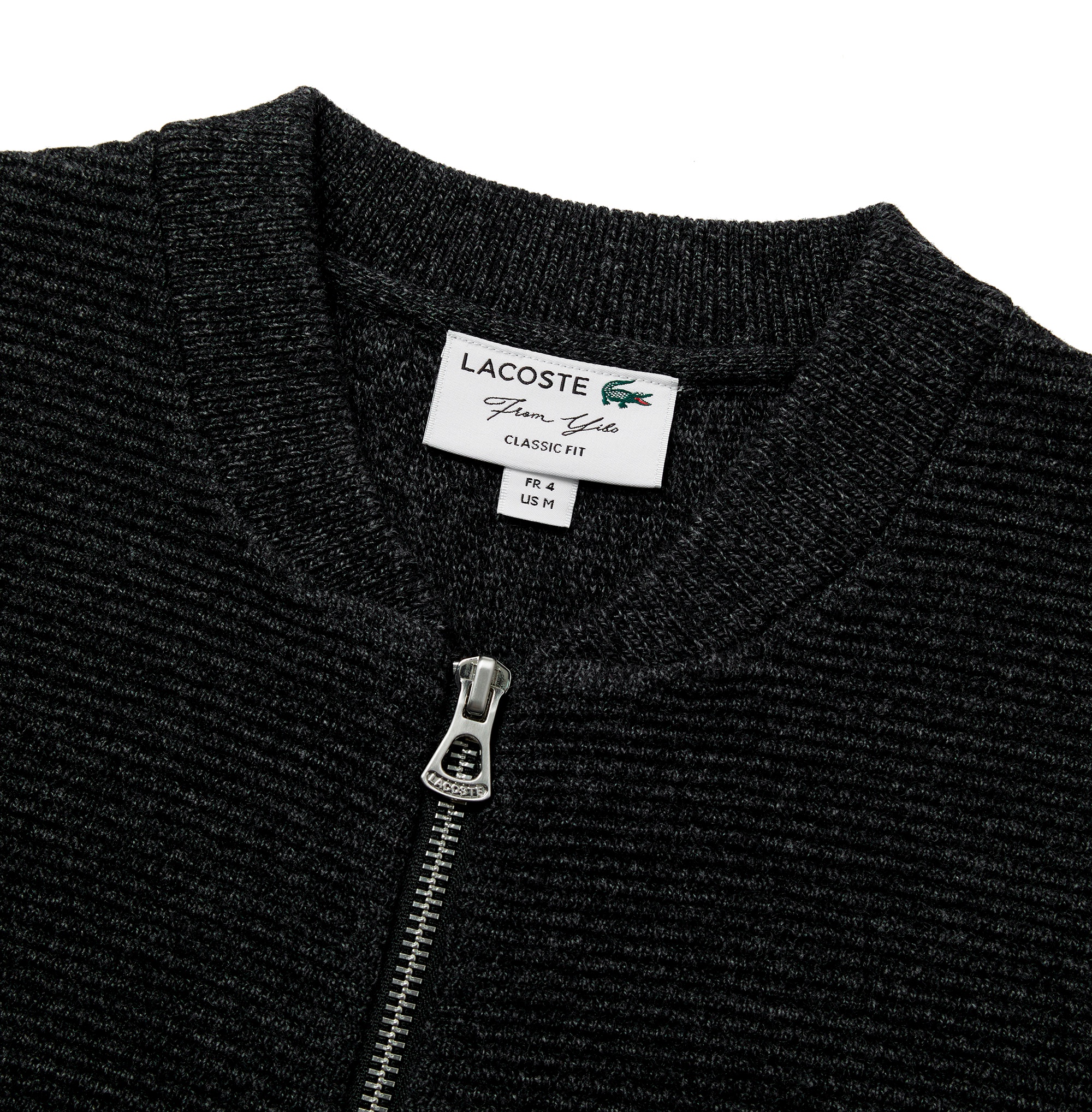 『Lacoste from Yibo』ジップアップカーディガン