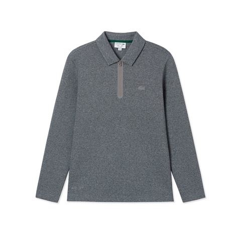 『Lacoste from Yibo』クォータージップロングスリーブポロシャツ