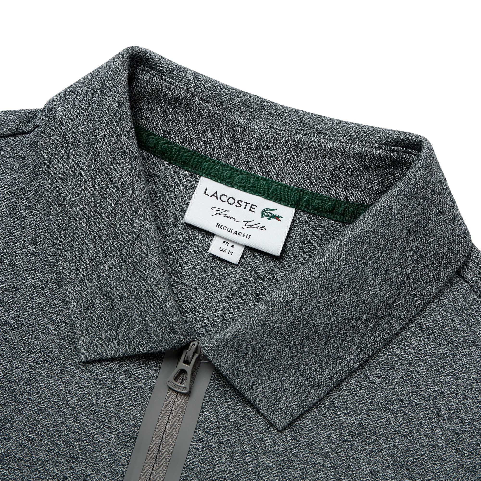 『Lacoste from Yibo』クォータージップロングスリーブポロシャツ