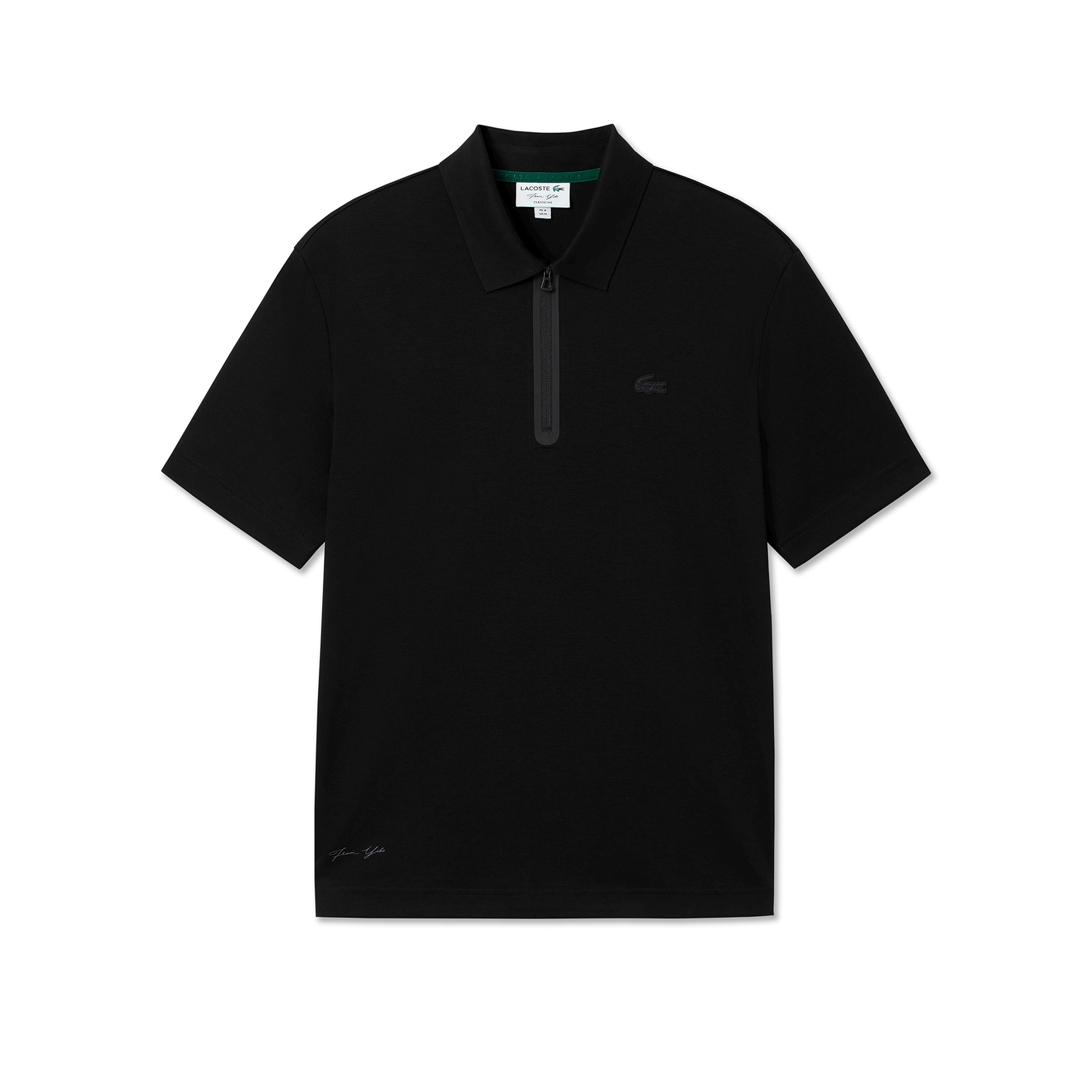 『Lacoste from Yibo』クラシックフィットクォータージップポロシャツ