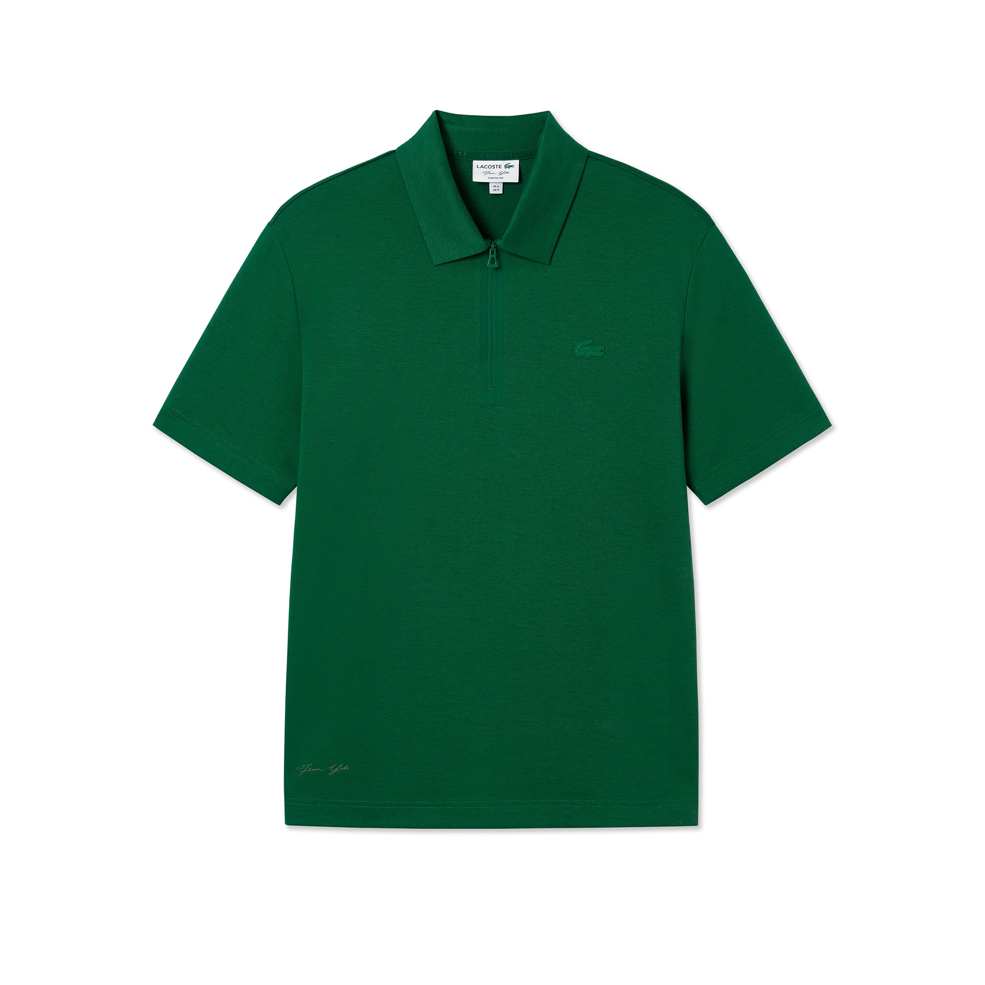 『Lacoste from Yibo』クラシックフィットクォータージップポロシャツ