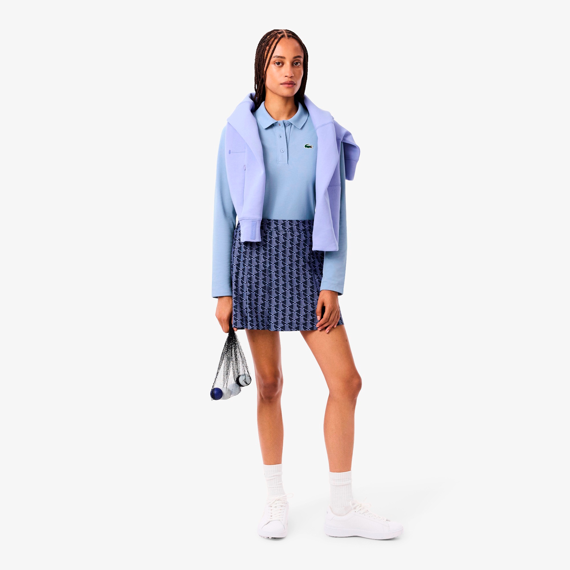 ヒートレギュレーション&UVカット鹿の子ゴルフポロシャツ