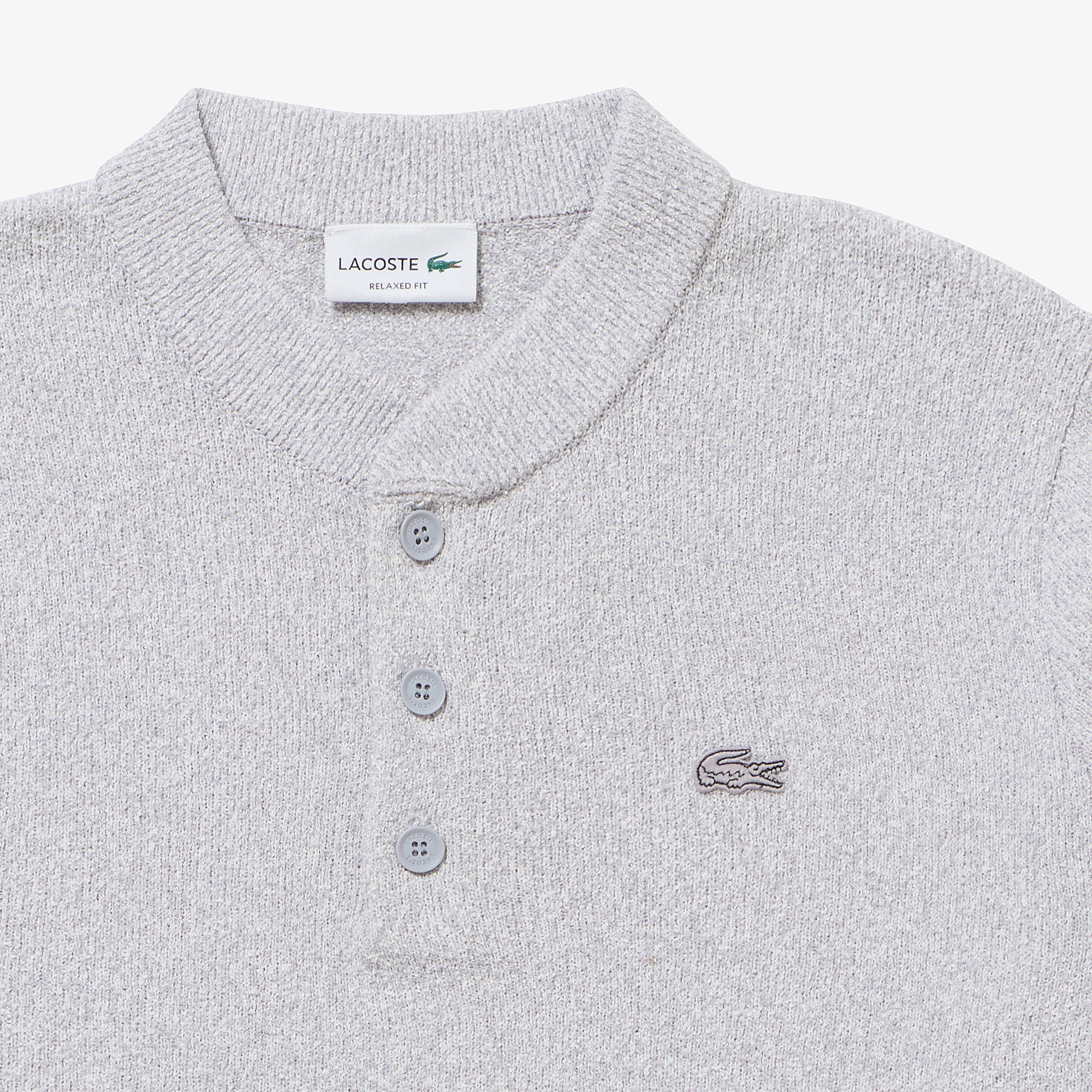 ブークレー ヘンリーネックニットセーター