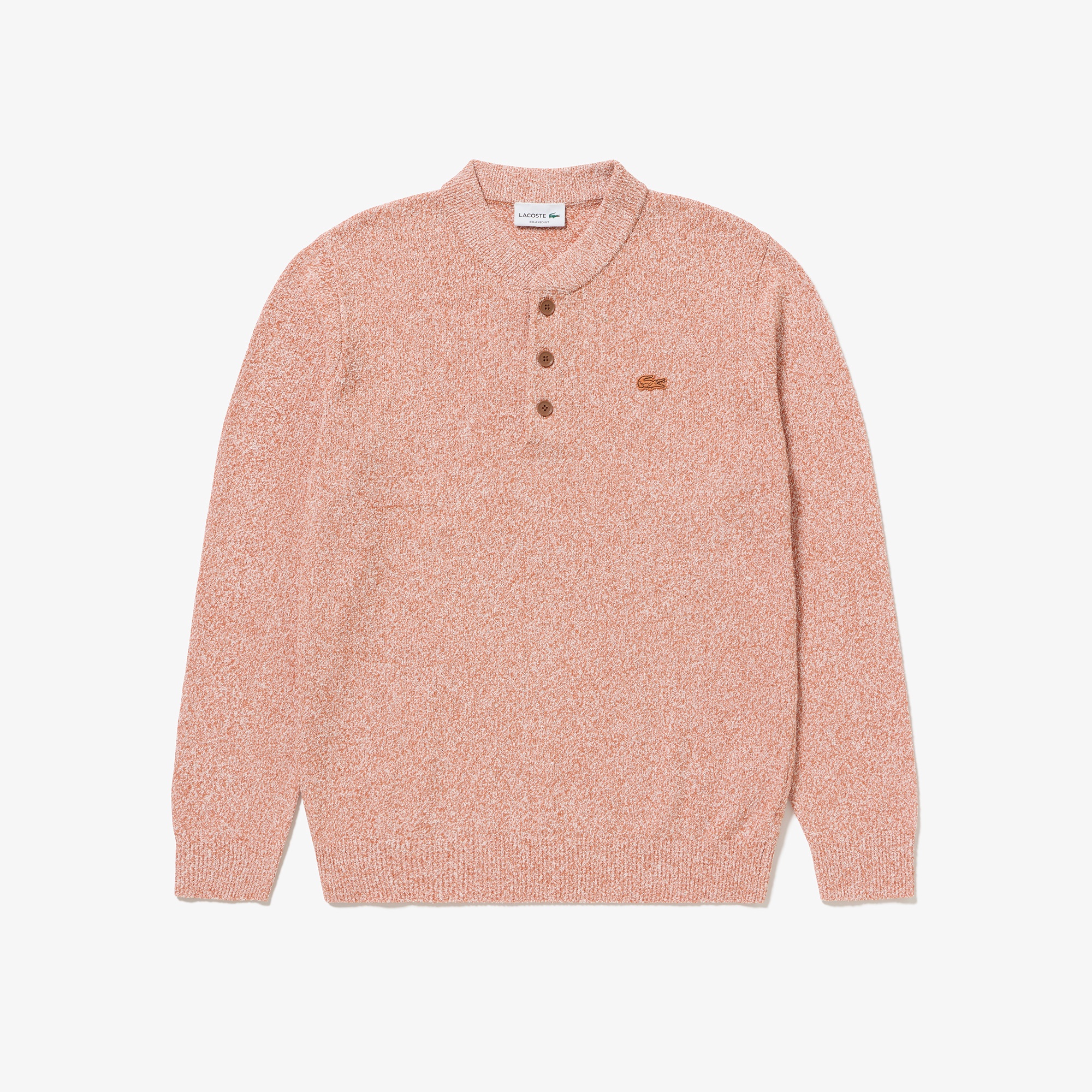 ブークレー ヘンリーネックニットセーター