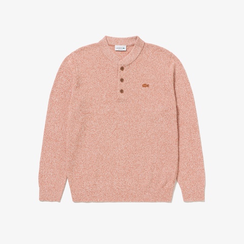 ブークレー ヘンリーネックニットセーター