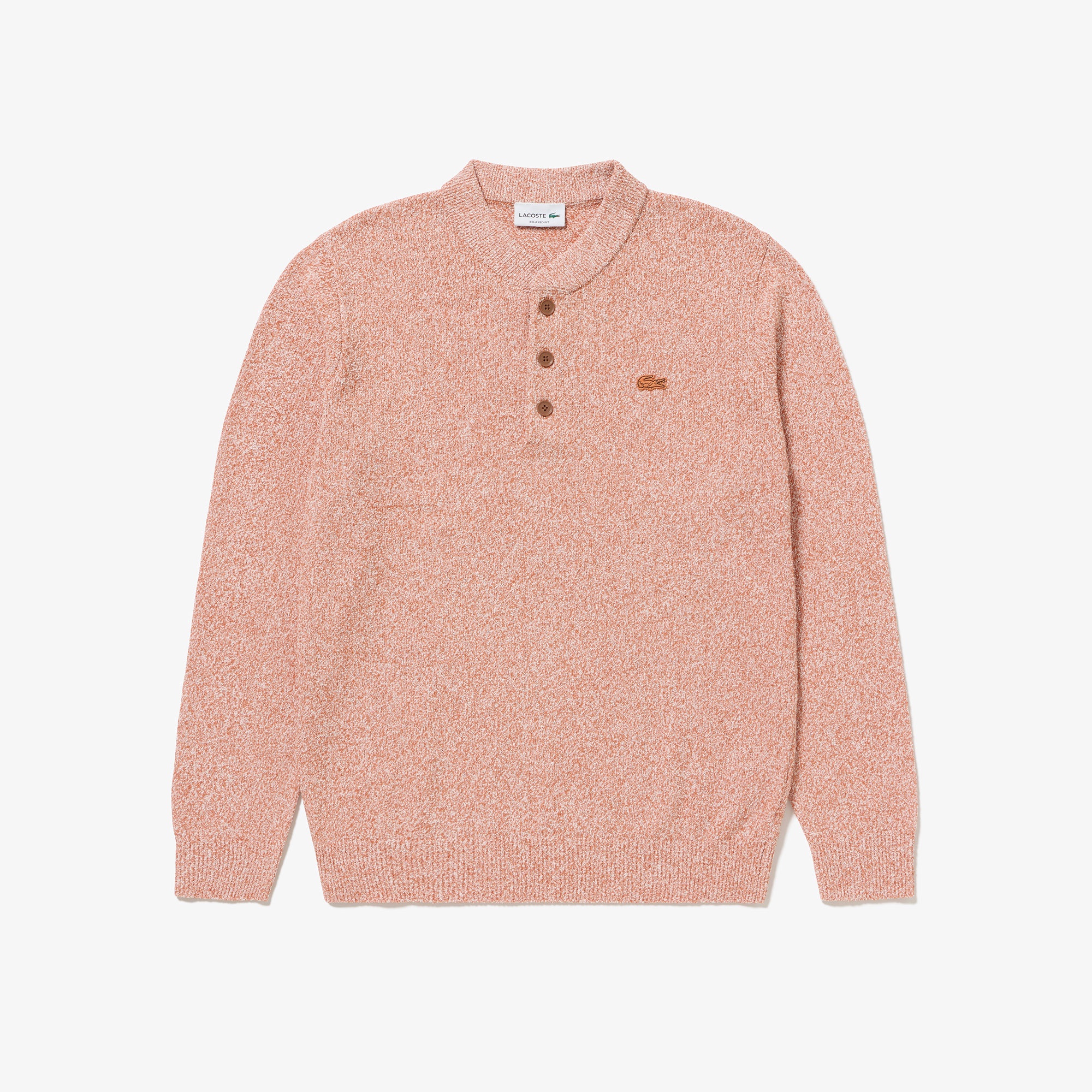 ブークレー ヘンリーネックニットセーター