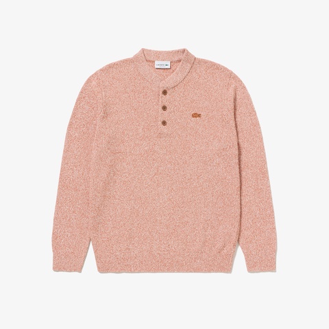 ブークレー ヘンリーネックニットセーター