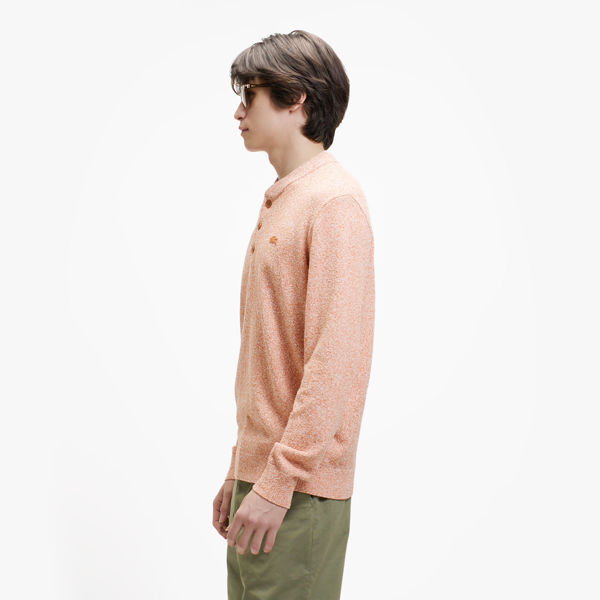 ブークレー ヘンリーネックニットセーター