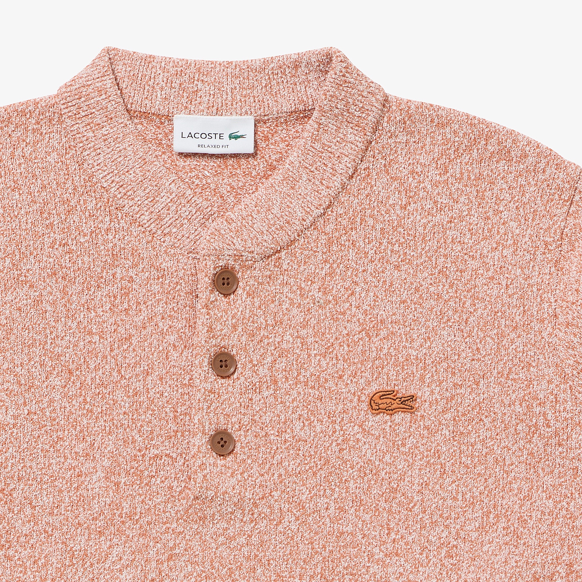 ブークレー ヘンリーネックニットセーター