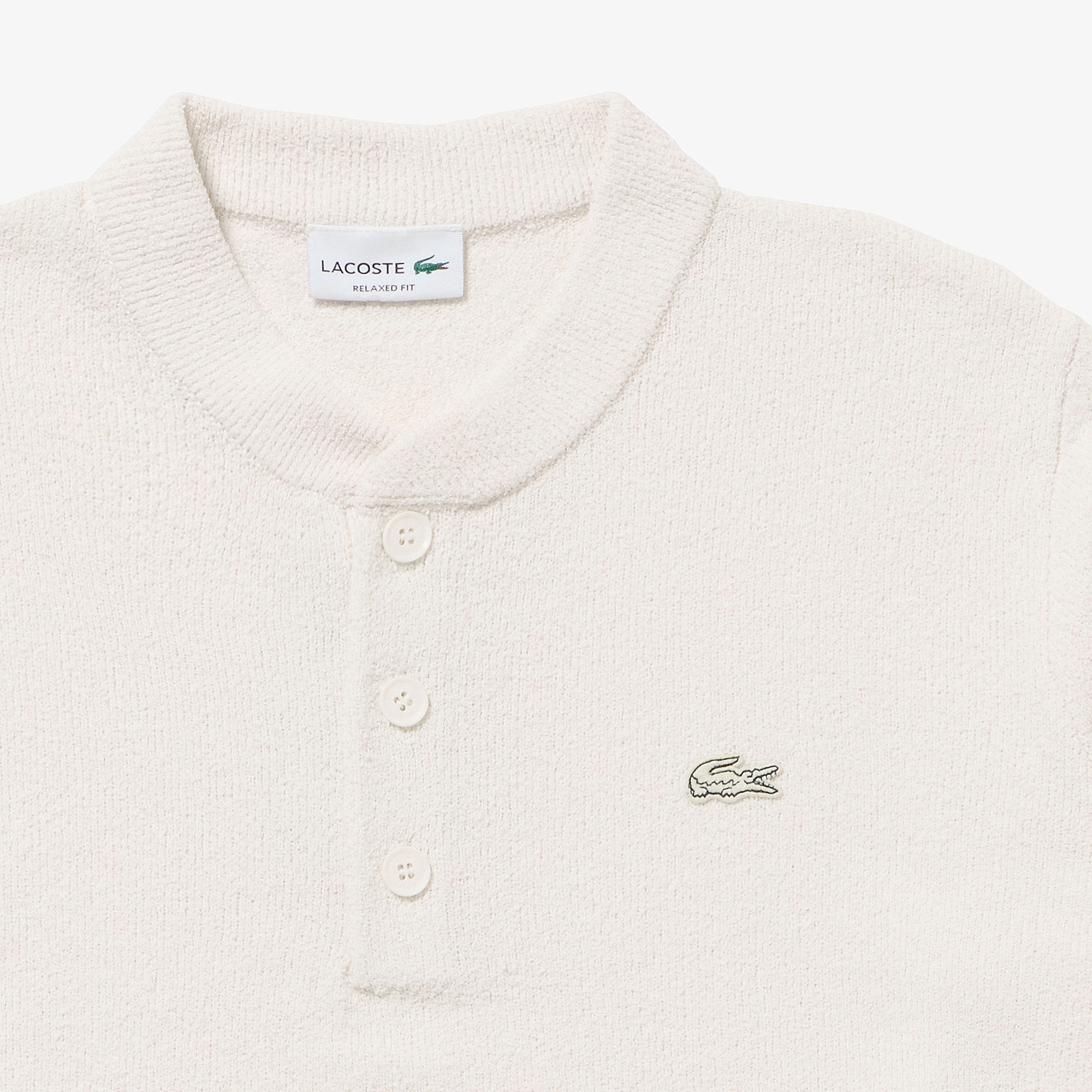 ブークレー ヘンリーネックニットセーター