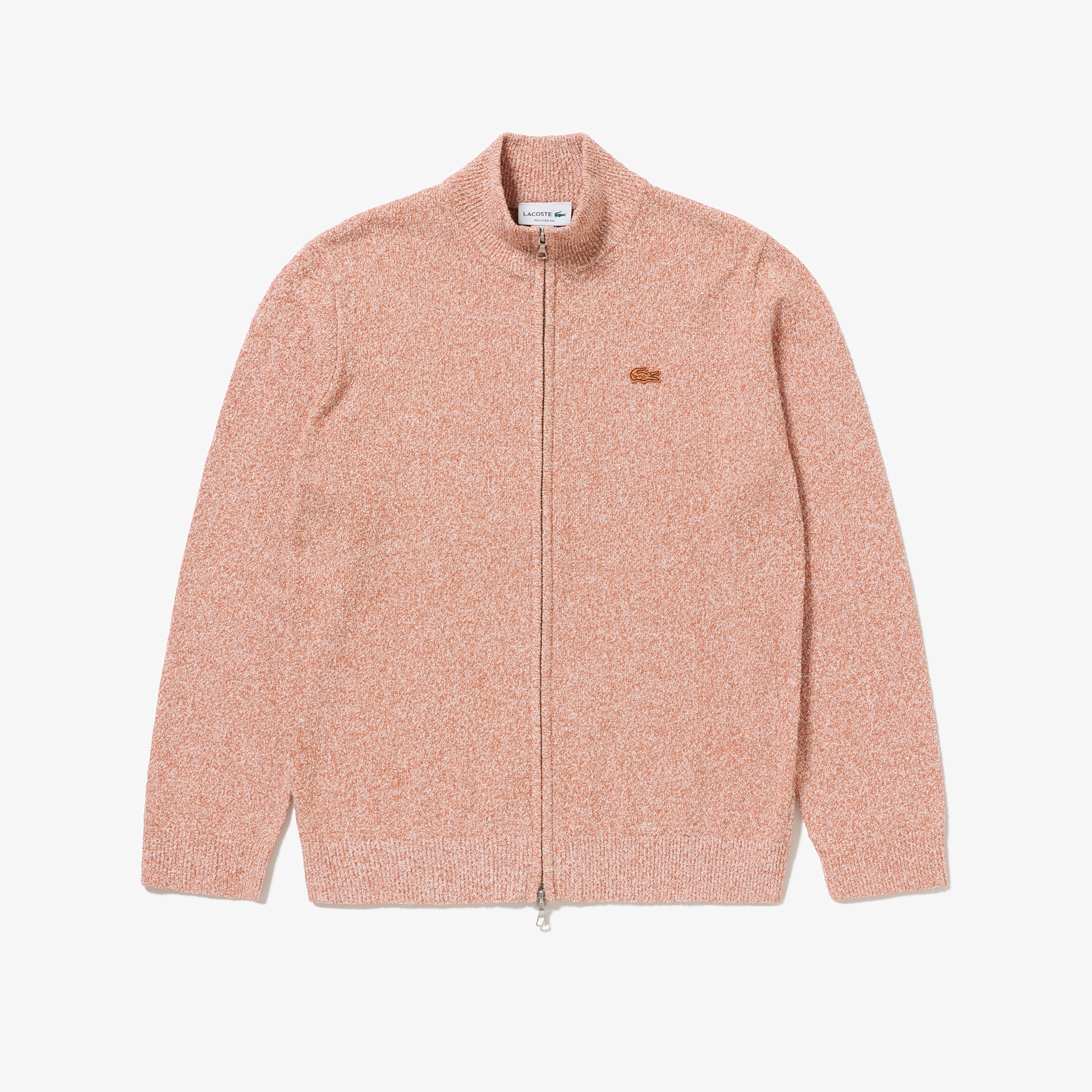 ブークレー スタンドジップニットカーディガン