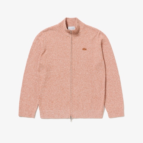 ブークレー スタンドジップニットカーディガン