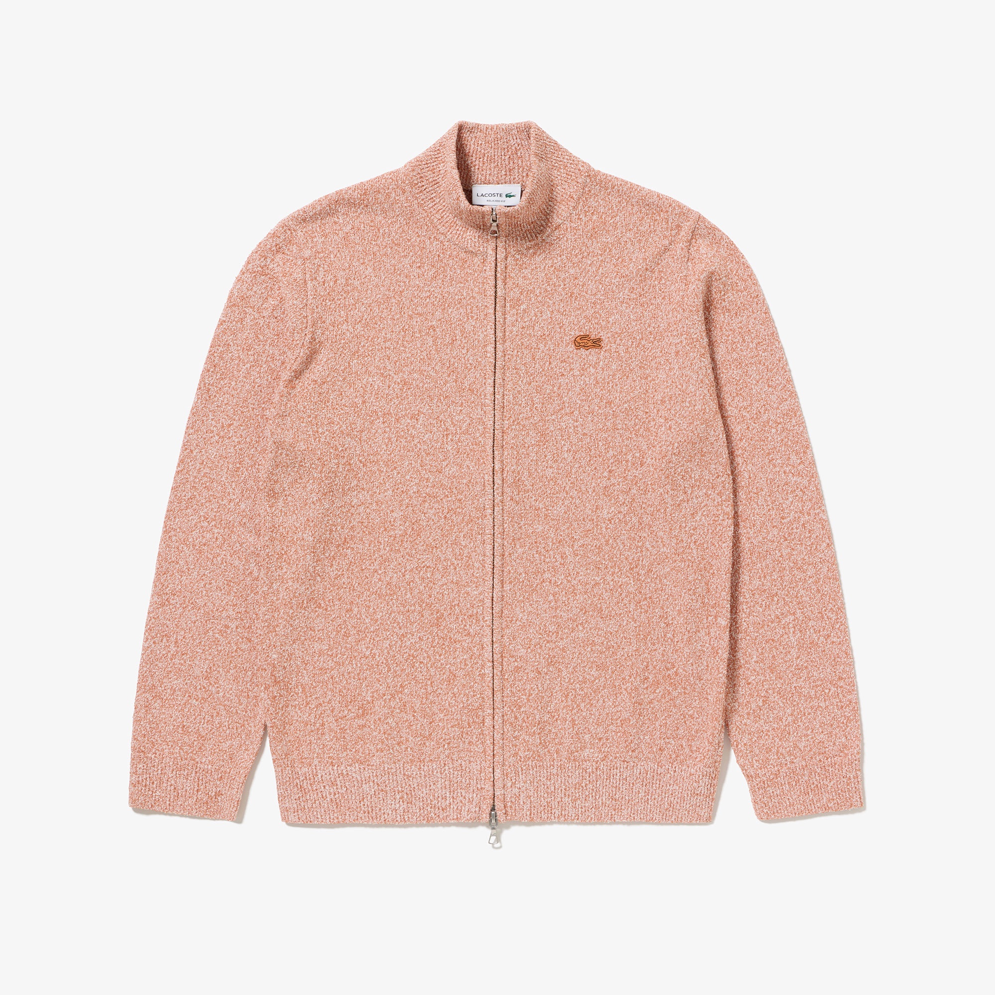 ブークレー スタンドジップニットカーディガン