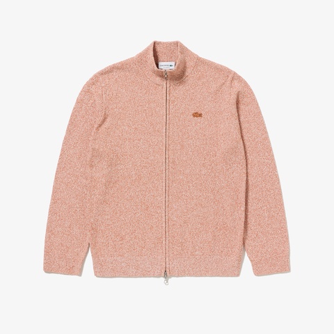 ブークレー スタンドジップニットカーディガン