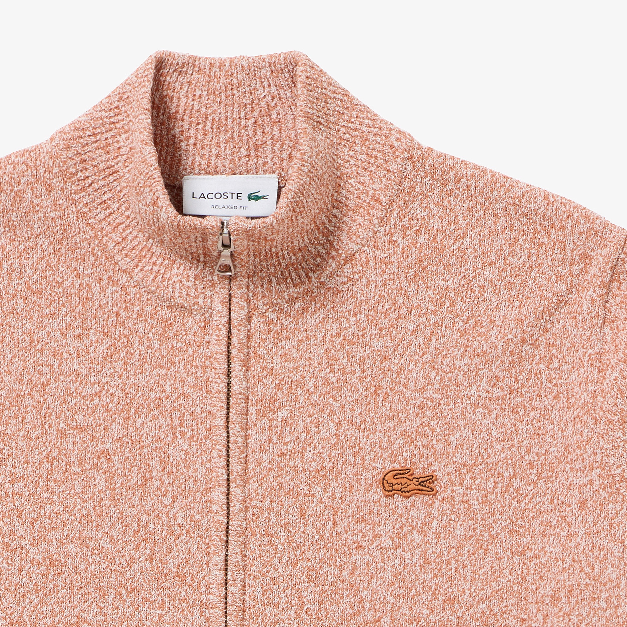 ブークレー スタンドジップニットカーディガン