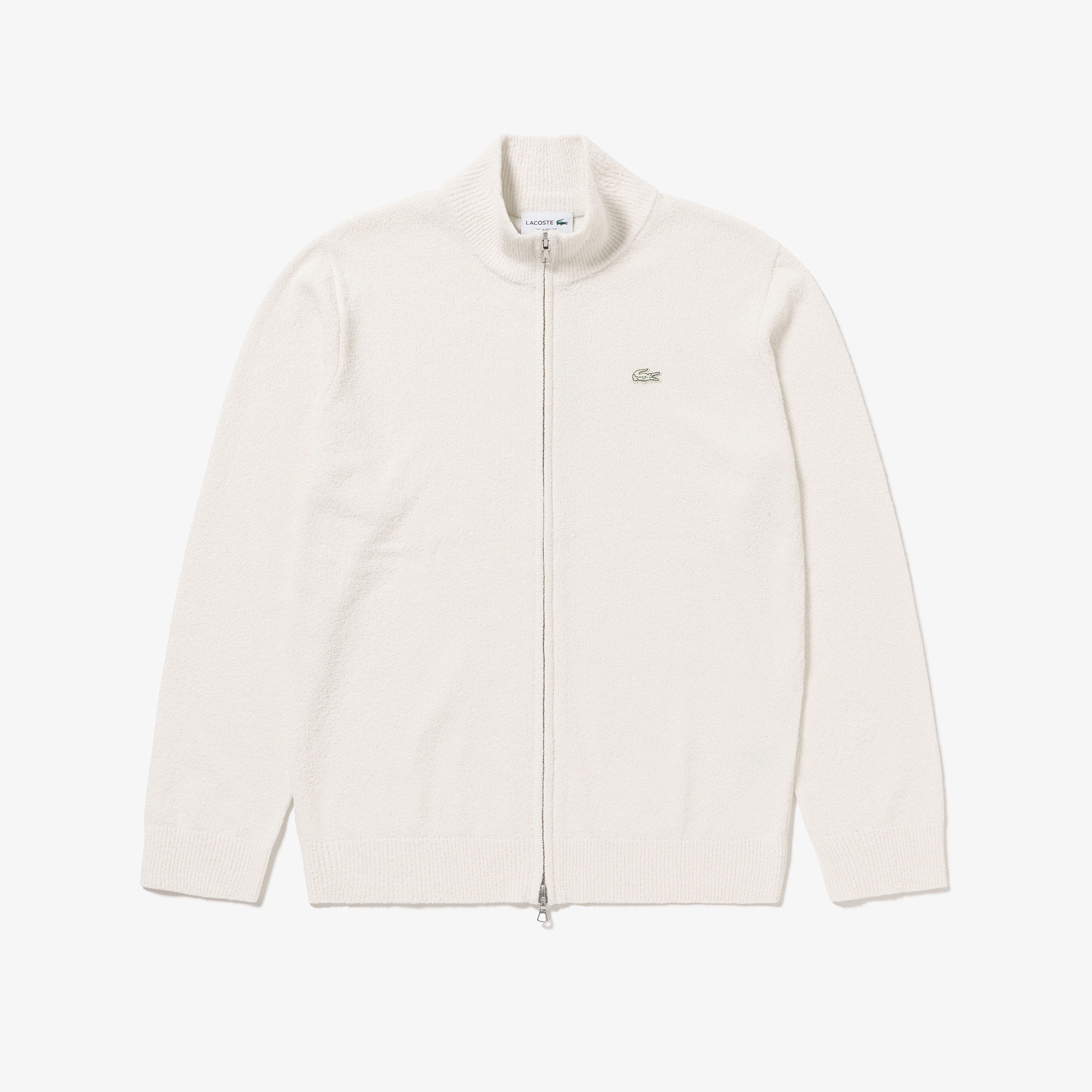 ブークレー スタンドジップニットカーディガン