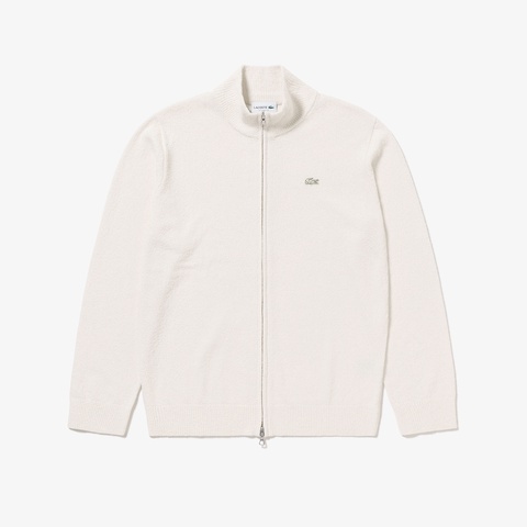 ブークレー スタンドジップニットカーディガン