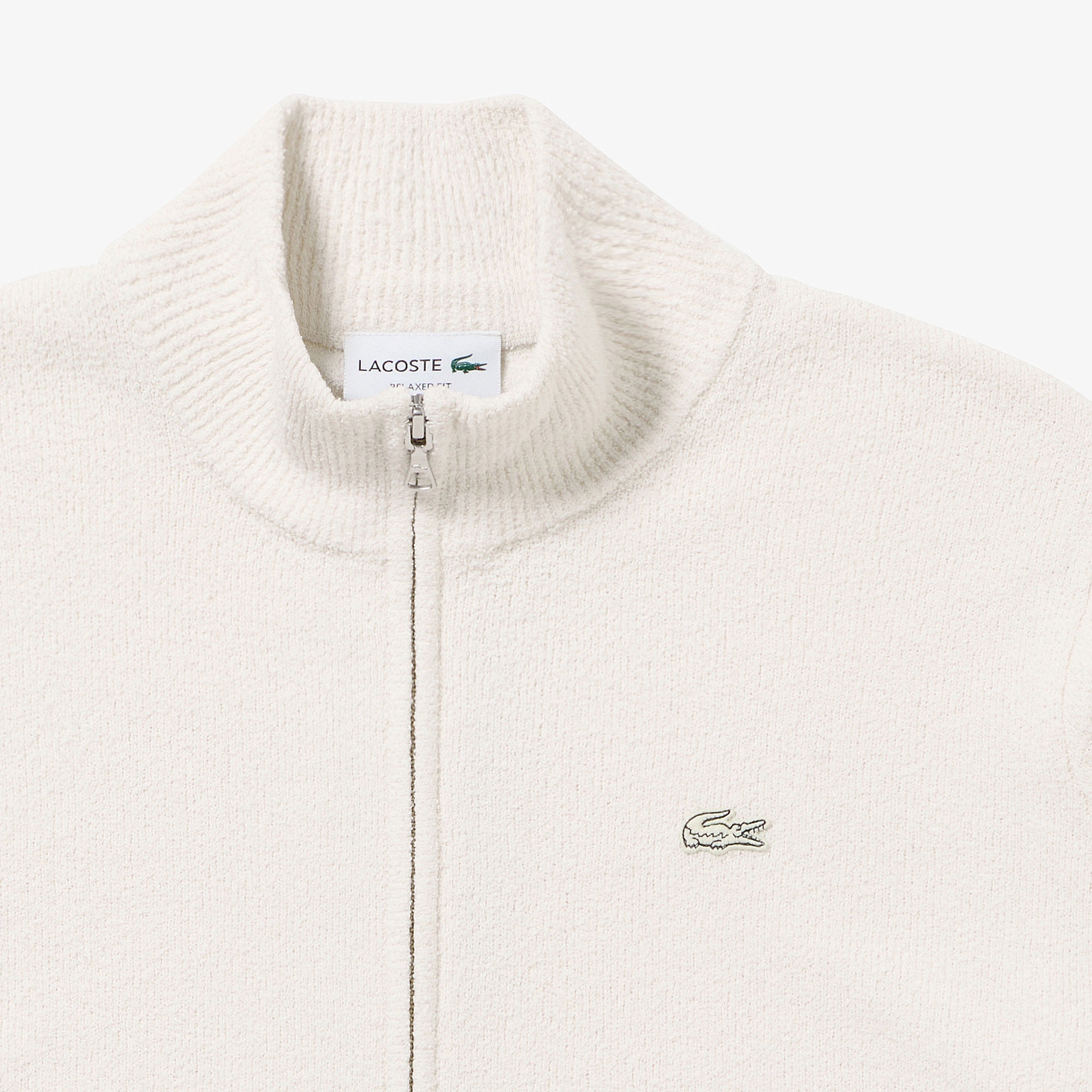 ブークレー スタンドジップニットカーディガン