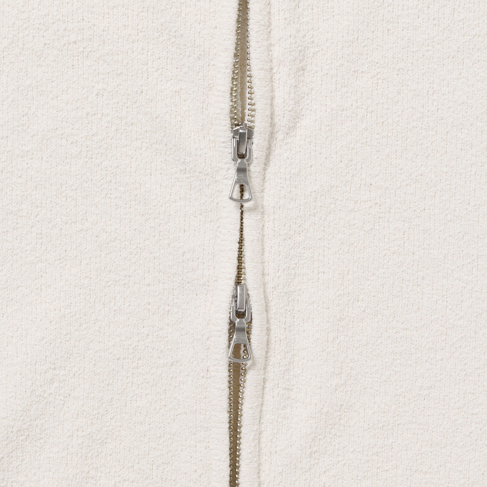 ブークレー スタンドジップニットカーディガン