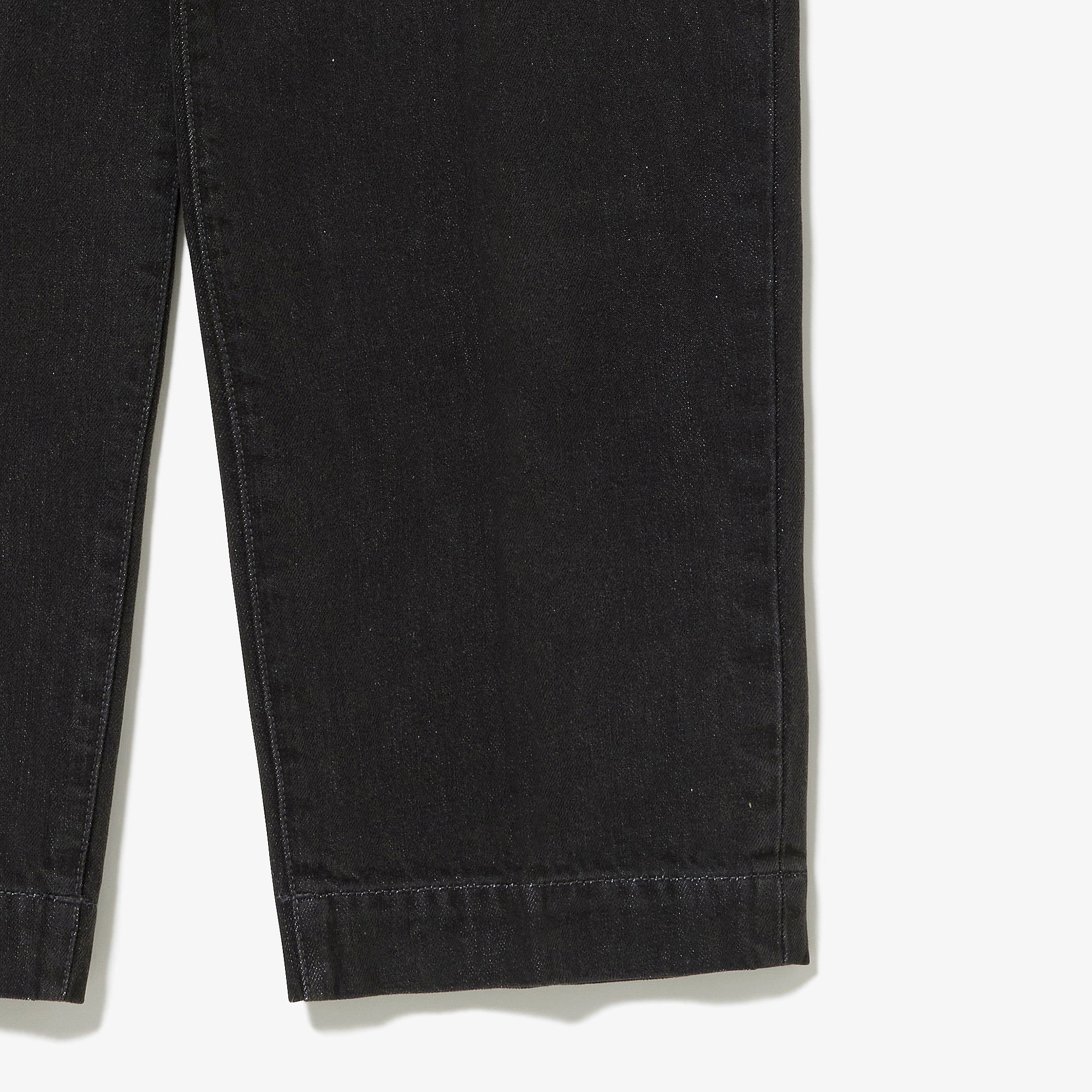 プリーツエフェクトデニム ワークパンツ