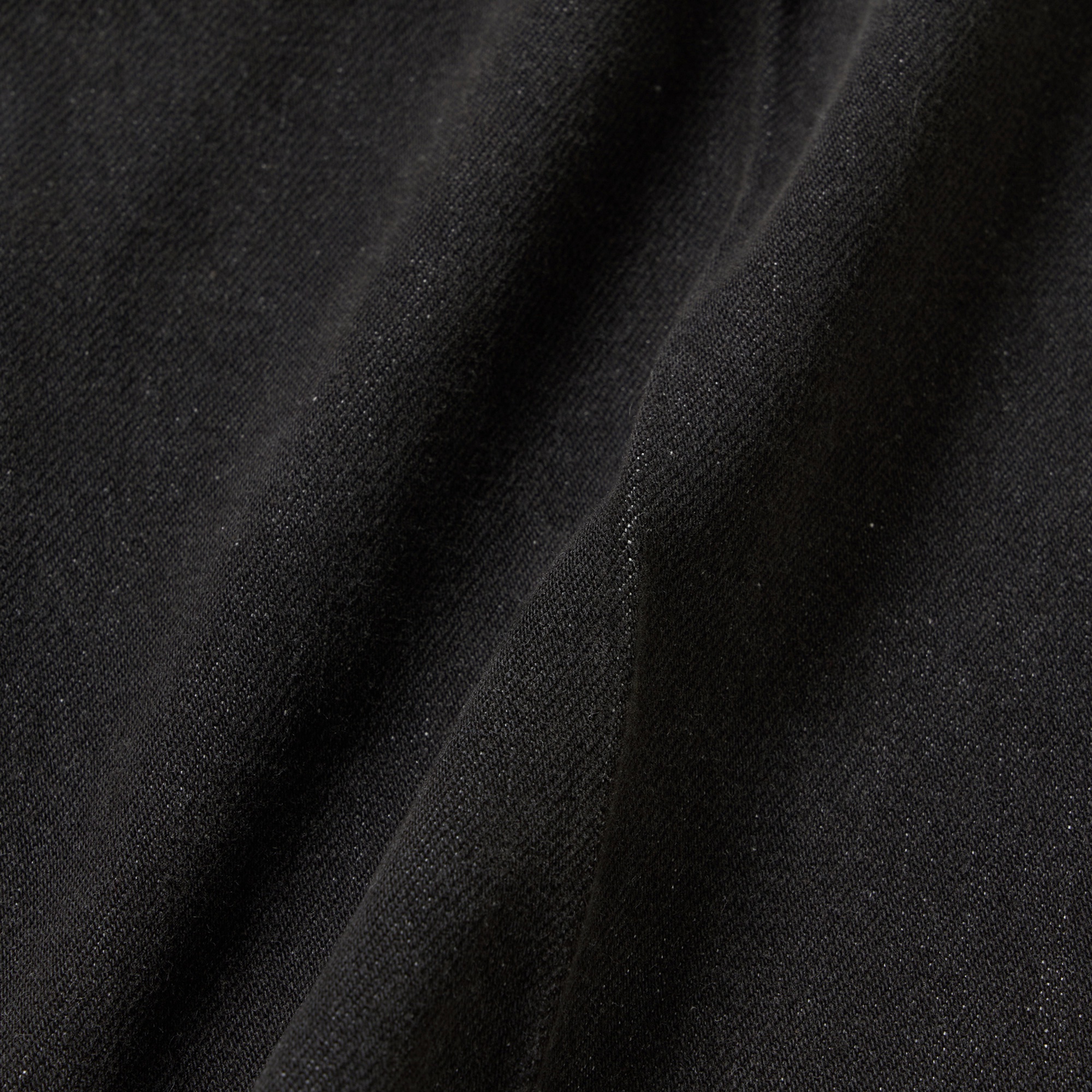 プリーツエフェクトデニム ワークパンツ