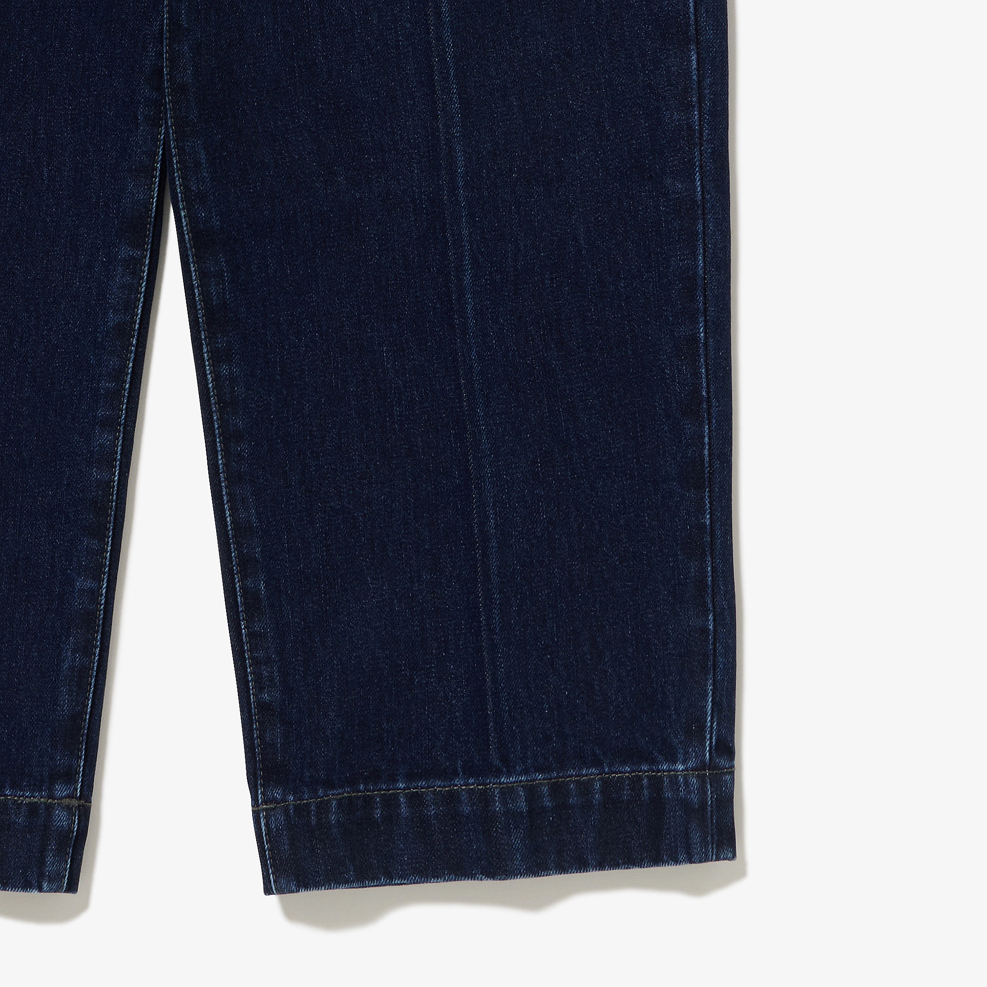 プリーツエフェクトデニム ワークパンツ