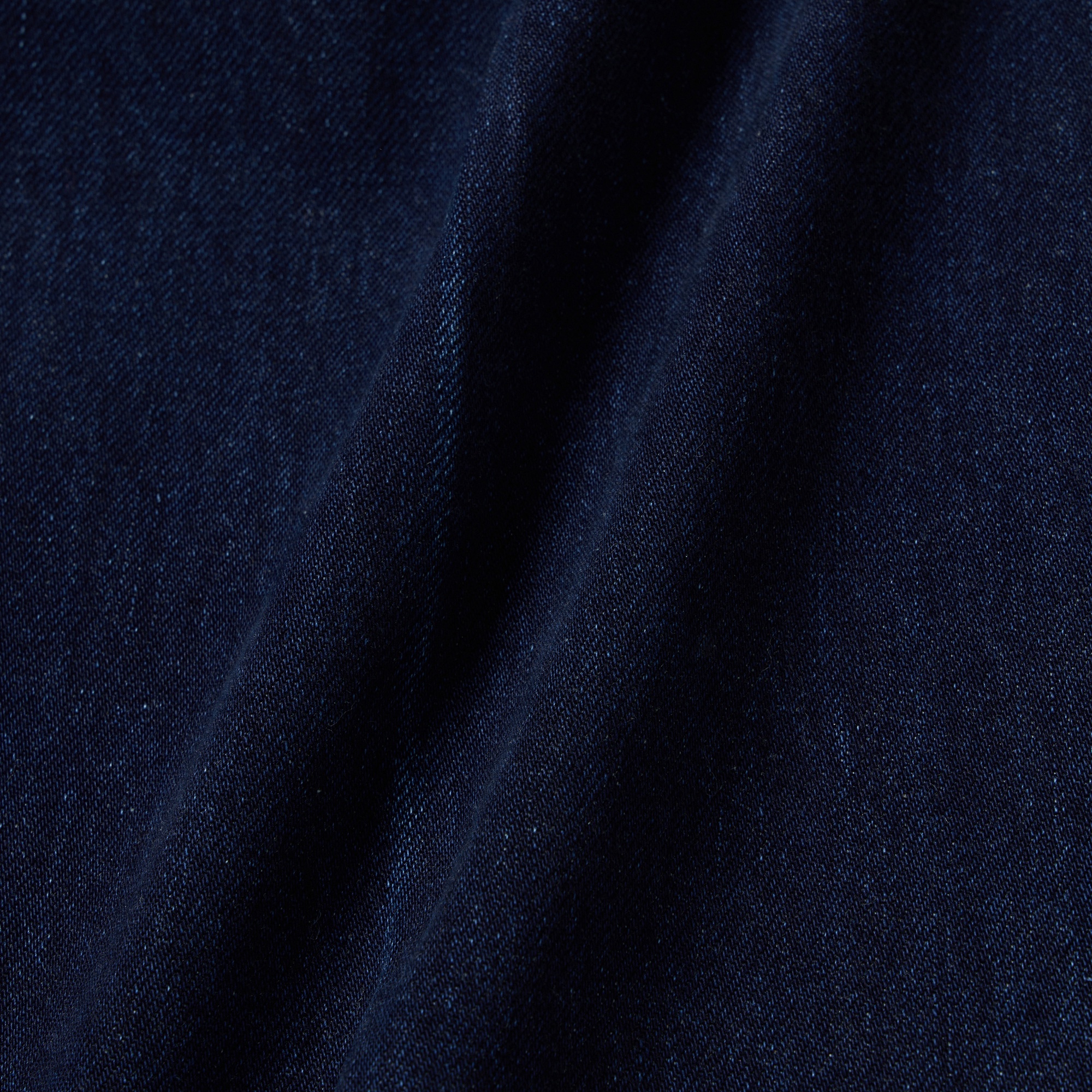 プリーツエフェクトデニム ワークパンツ