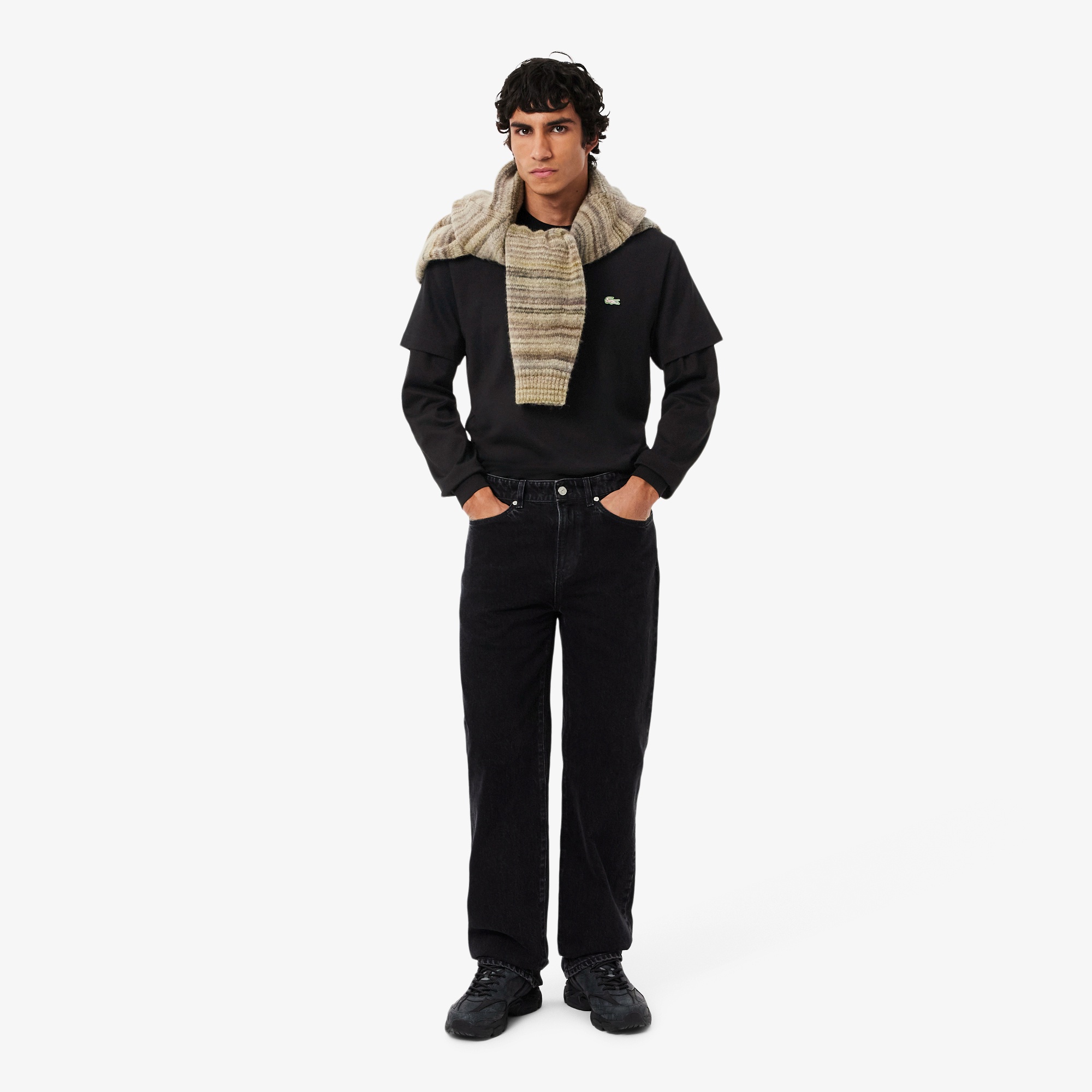 テニスヘリテージプリントロングスリーブTシャツ