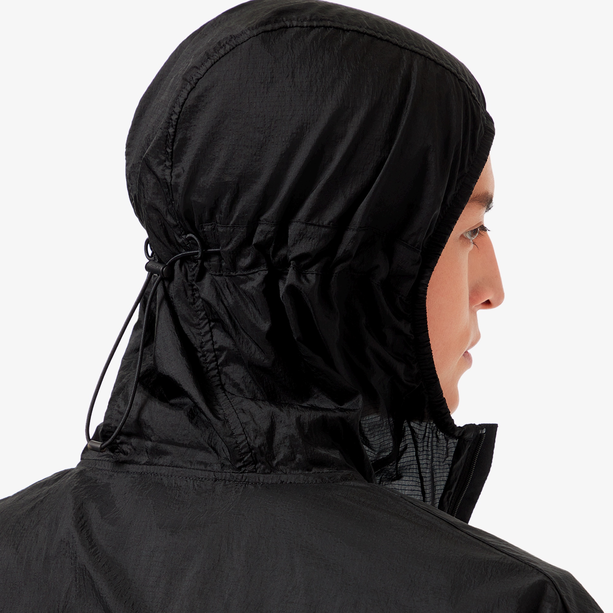 ワッシャーナイロンパッカブルフードジャケット