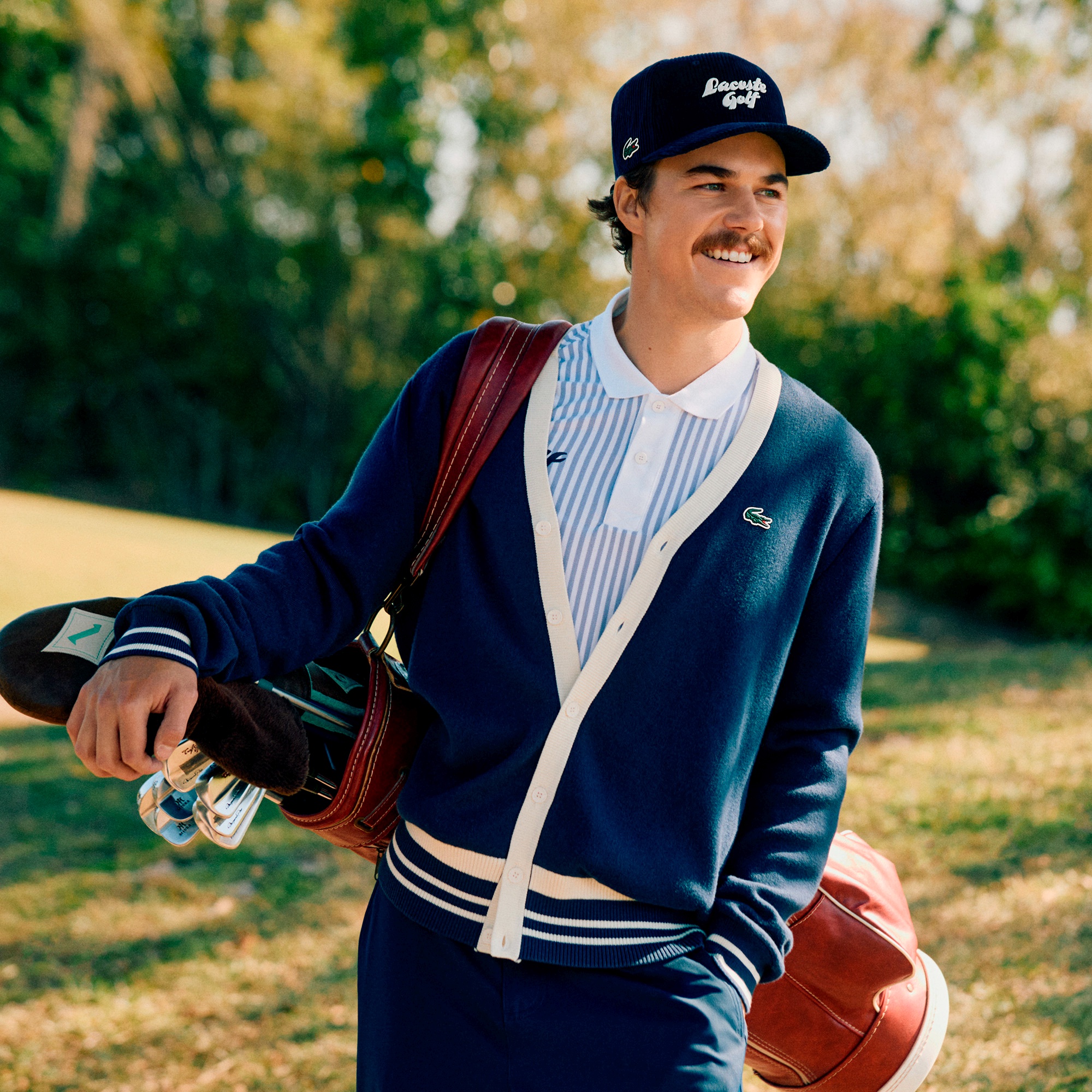 ウールブレンドジャージニットカーディガン