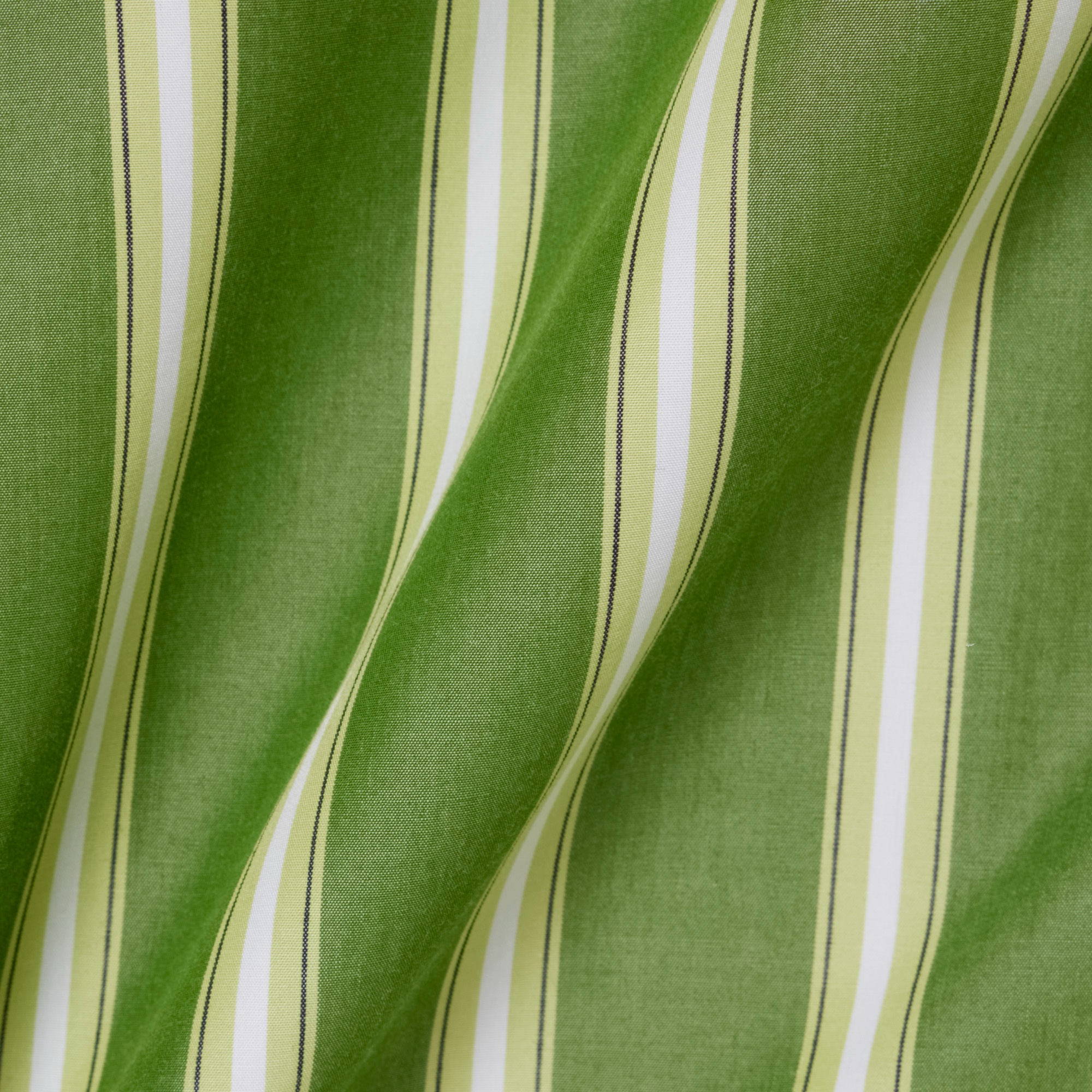 オーバーサイズストライプポプリンシャツ