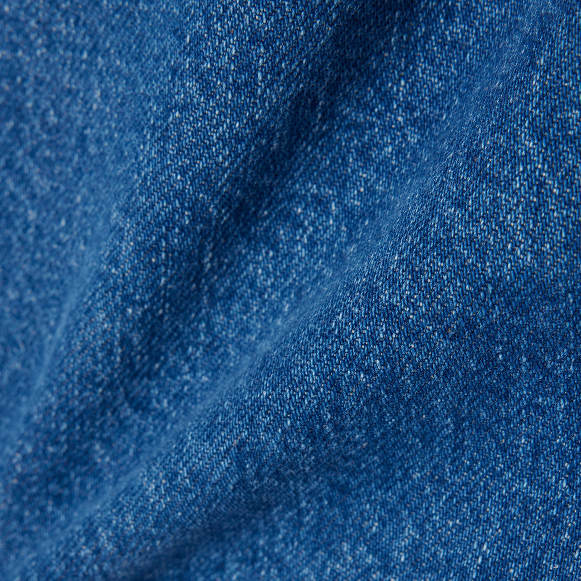 ウェストストリングデニムショーツ