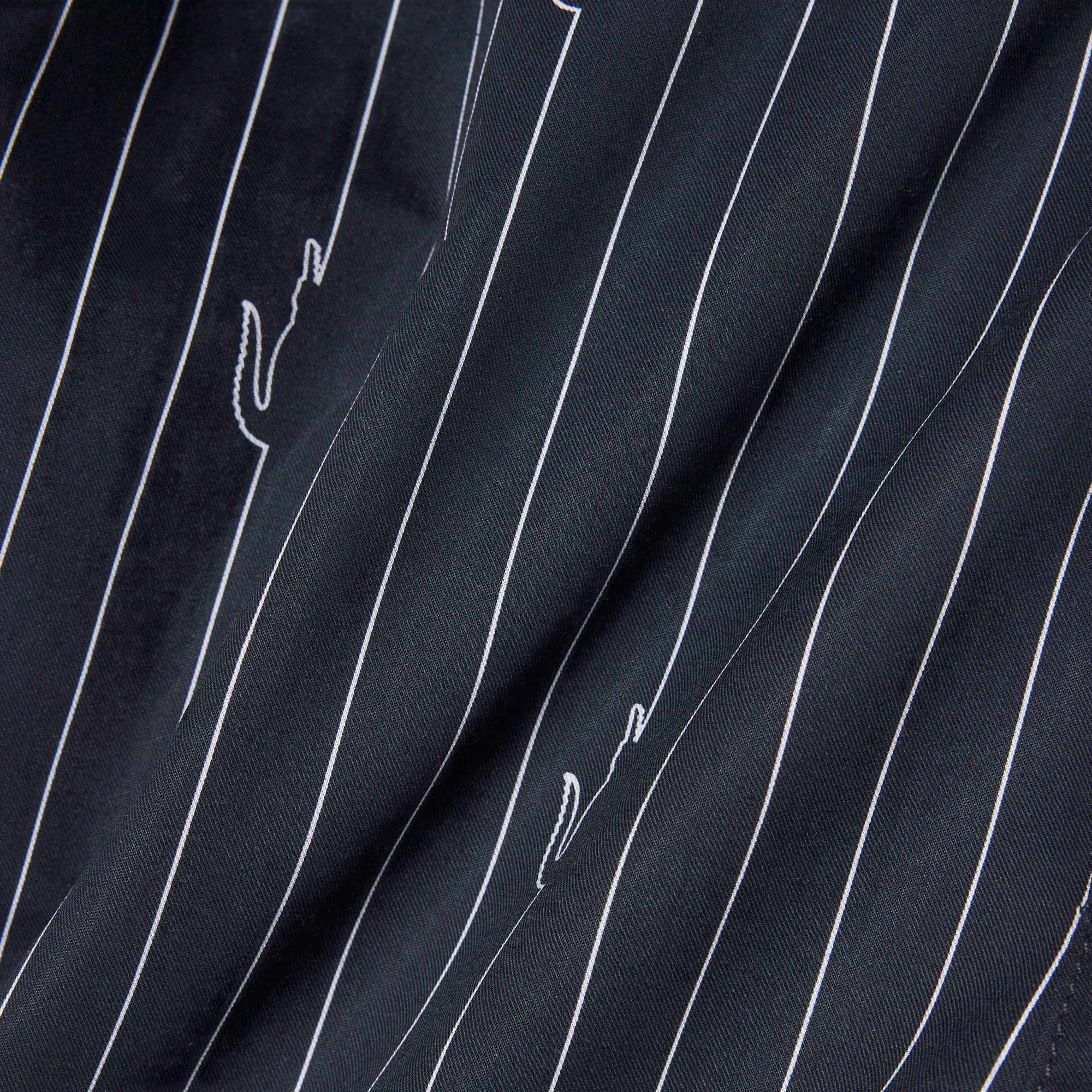 チョークストライププリントツイルショーツ