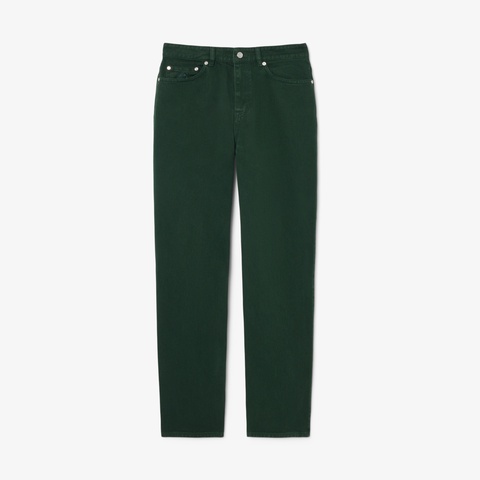 5ポケットストレートカラーデニムパンツ