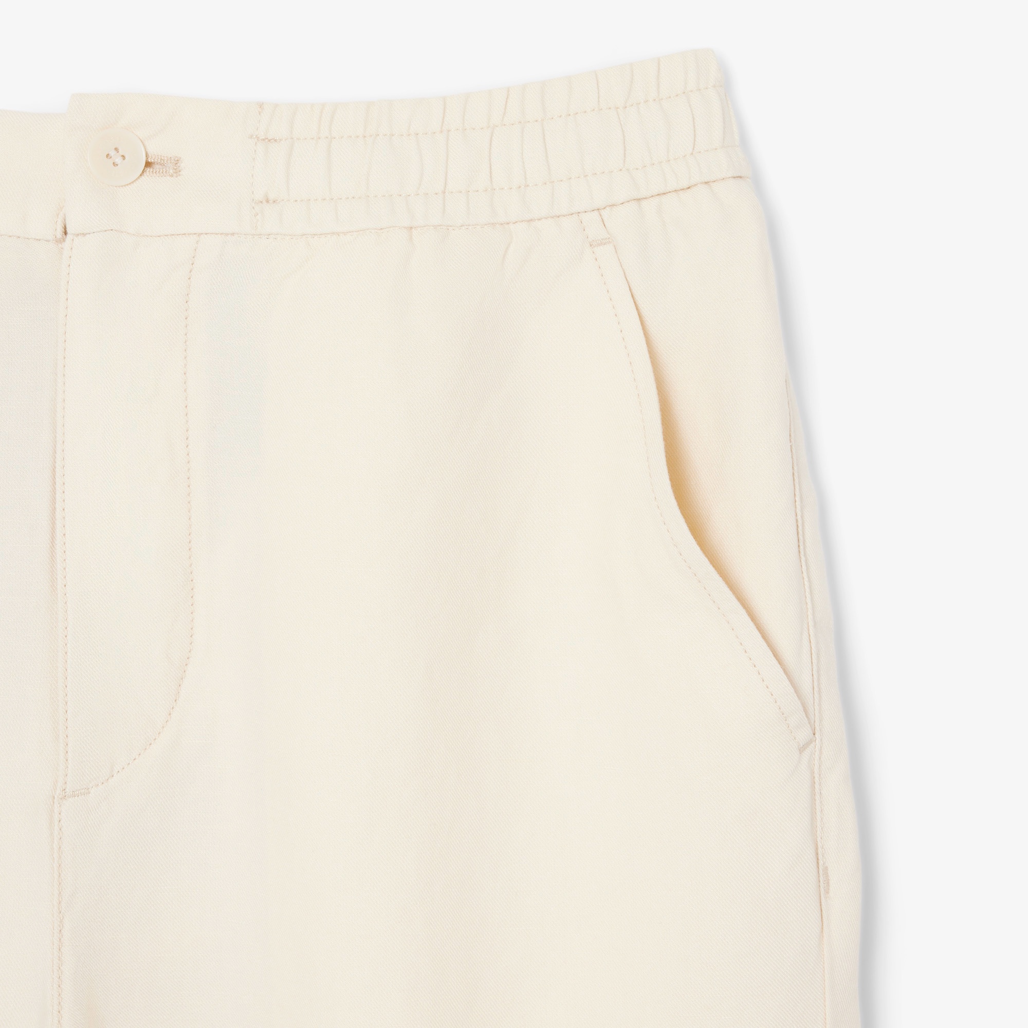 リネン×レーヨンブレンドイージーチノパンツ