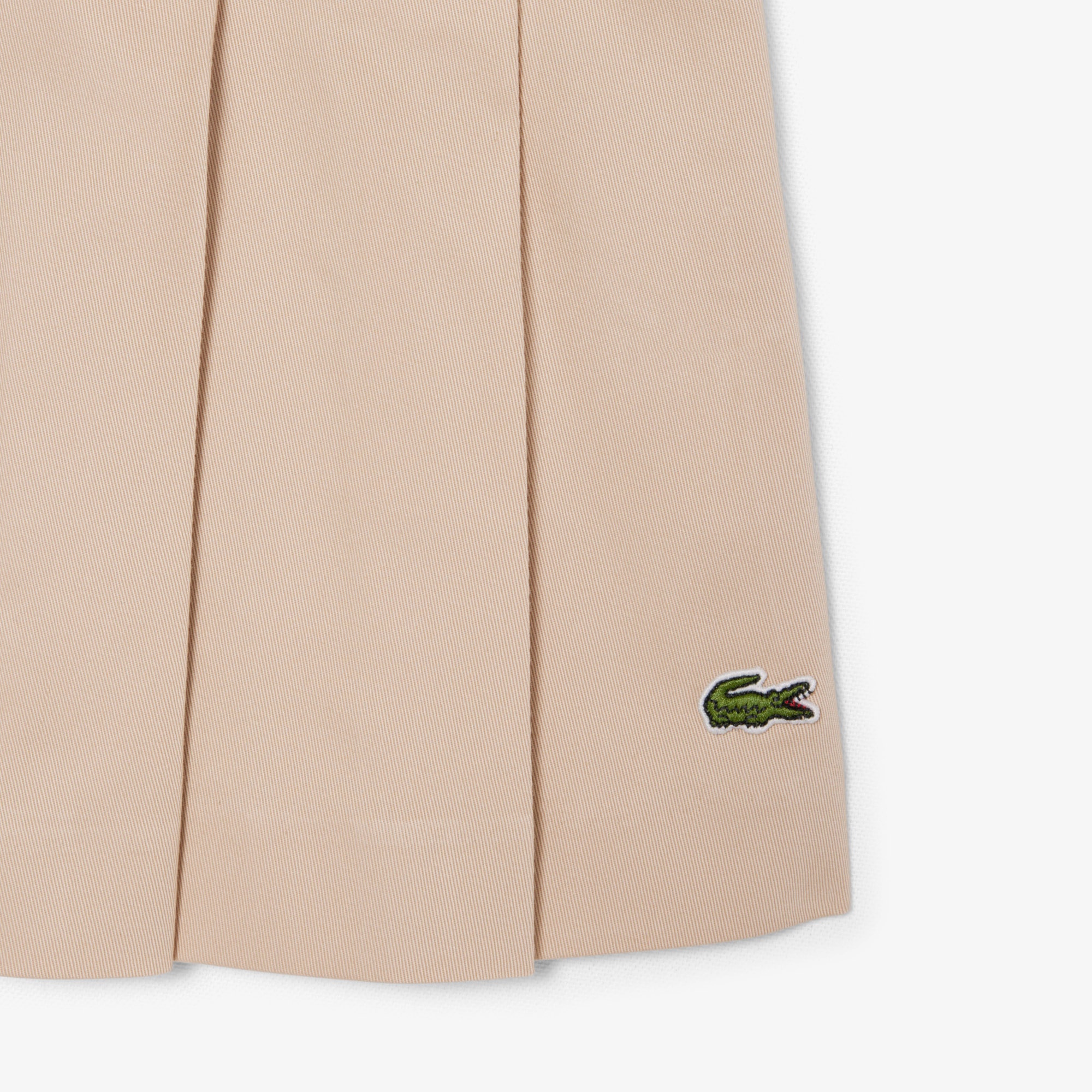 ストレッチコットンプリーツスカート