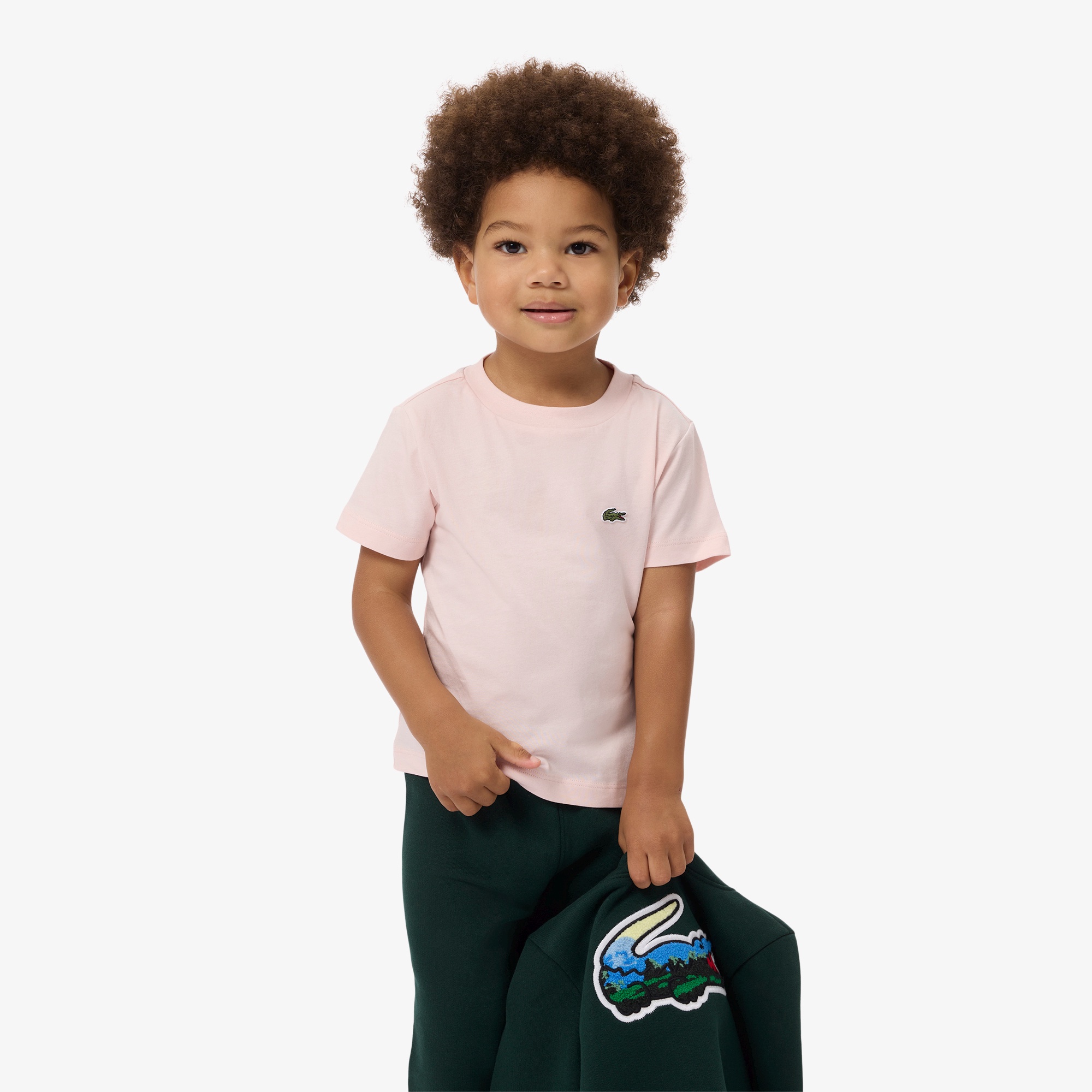 JUNIOR ベーシックワニロゴパッチTシャツ