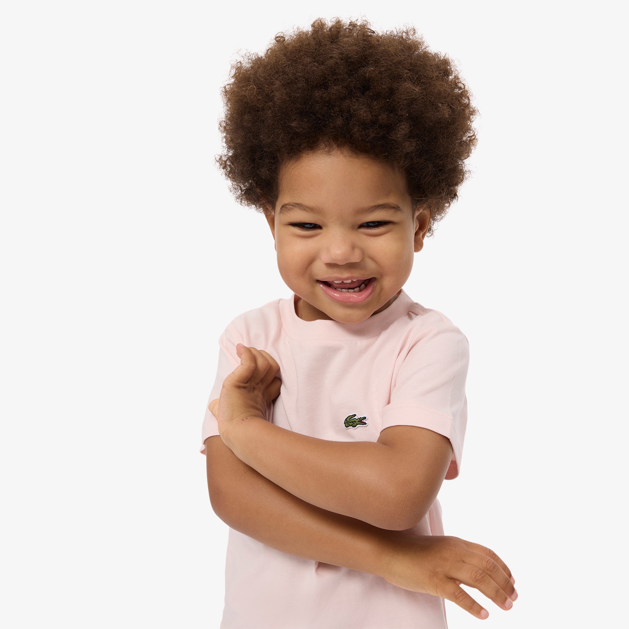 JUNIOR ベーシックワニロゴパッチTシャツ